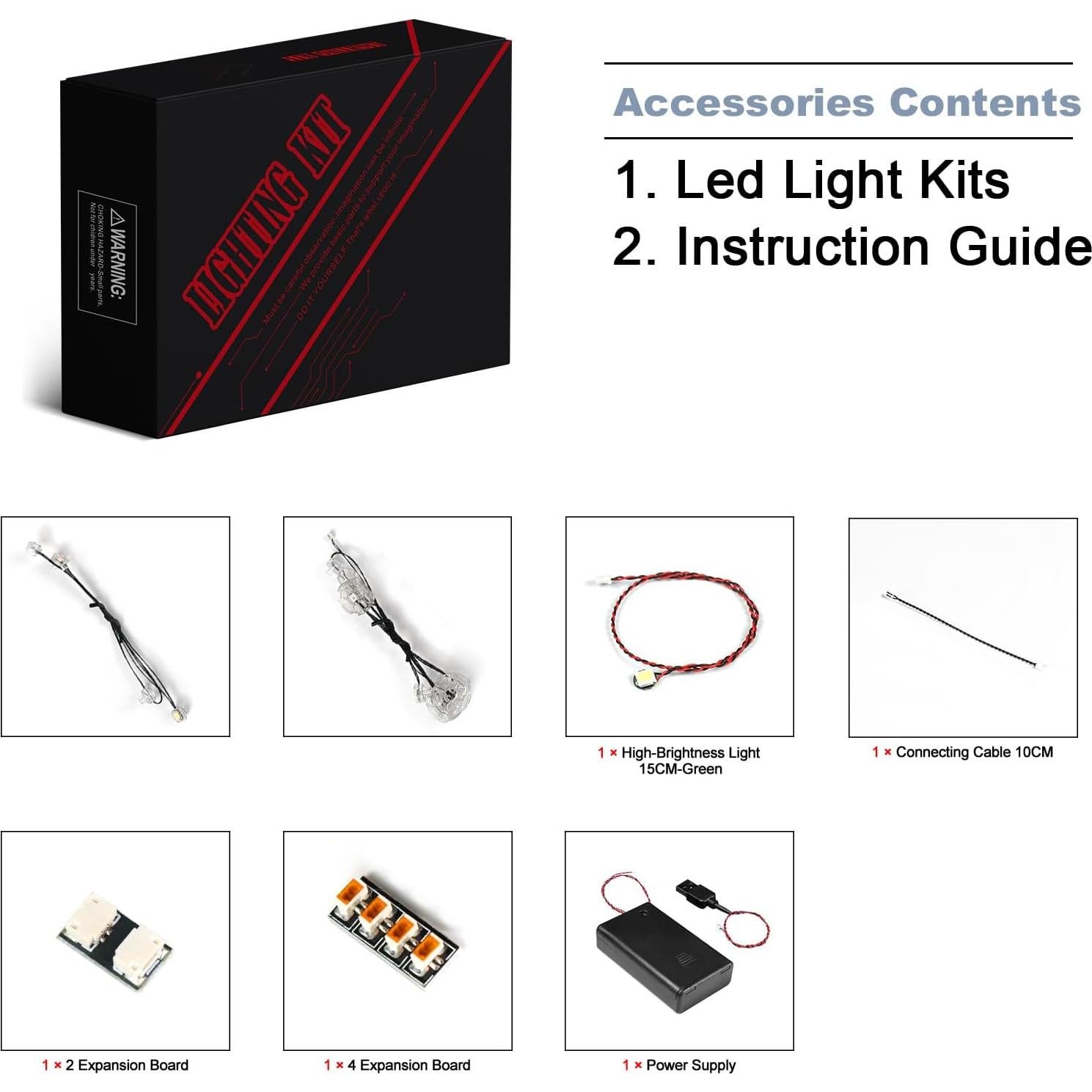 Kit de Luz LED BrickBling para Maceta de Flores Isabela Lego