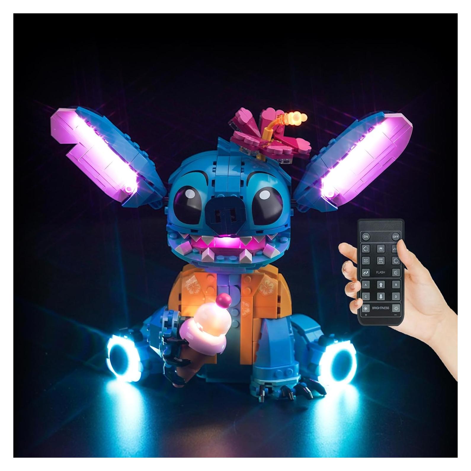 Kit de Luz LED Hilighting para LEGO 43249 Stitch - Control Remoto