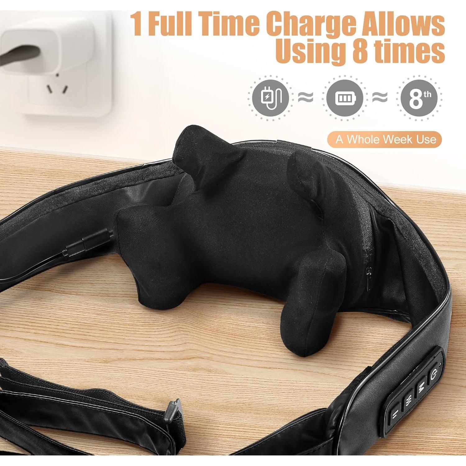 Masajeador de Espalda y Cuello Masgre U20 Inalámbrico con Calor