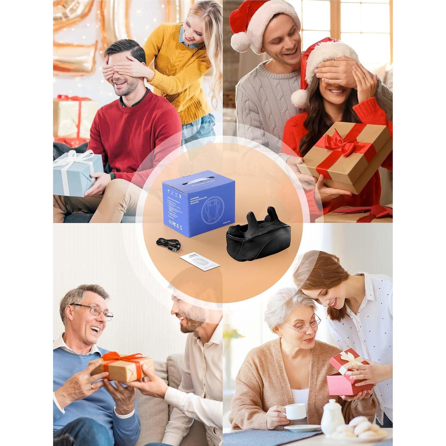 Masajeador de Espalda y Cuello Masgre U20 Inalámbrico con Calor