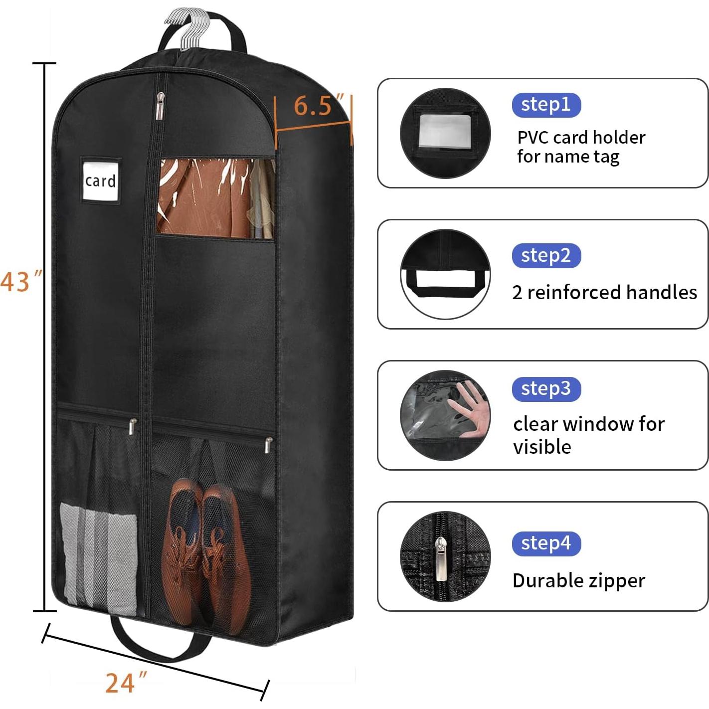 Bolsa de Ropa Colgante BH7STAR 43" Alta Resistencia 2 Piezas