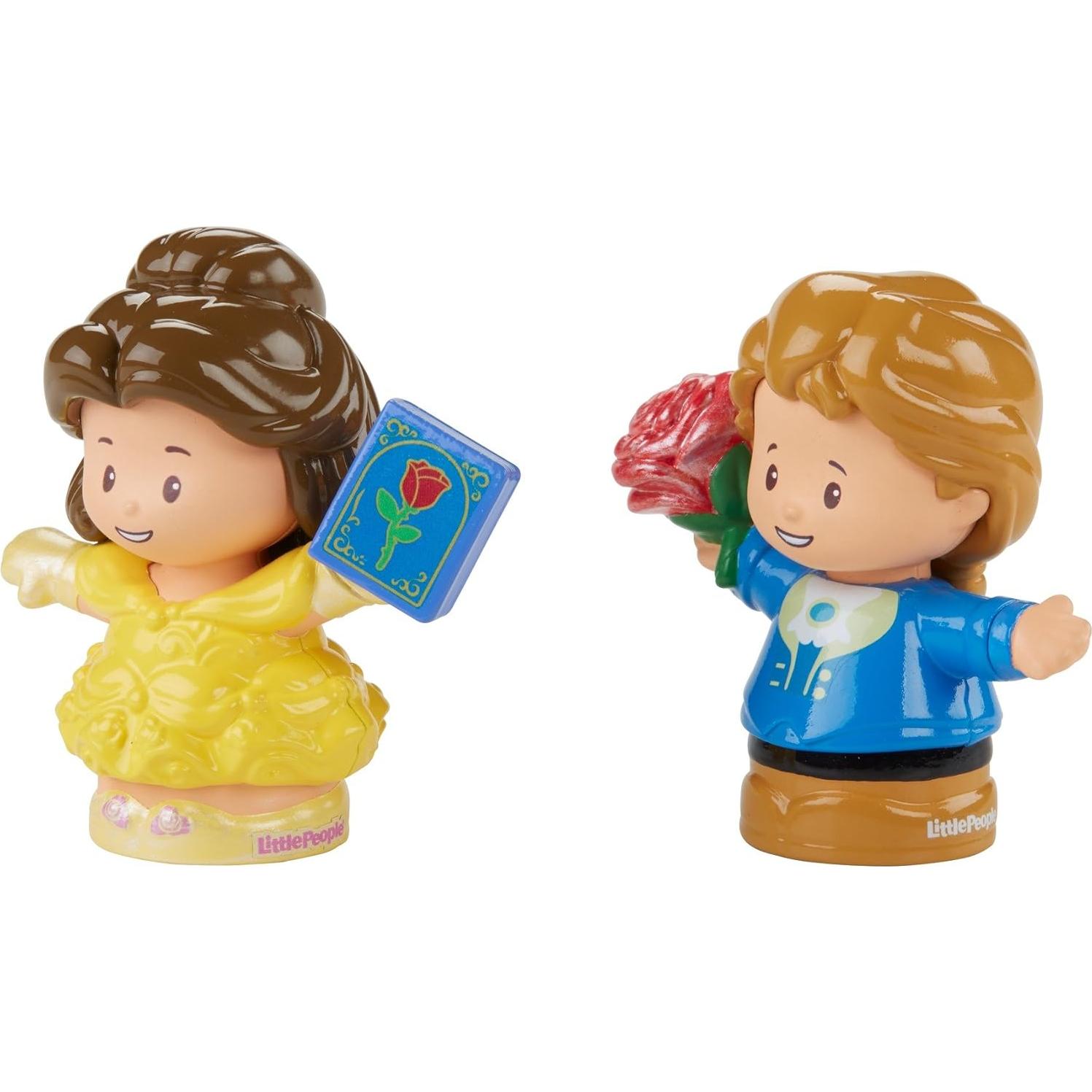 Figuras Princesa Disney Bella y Príncipe Fisher-Price