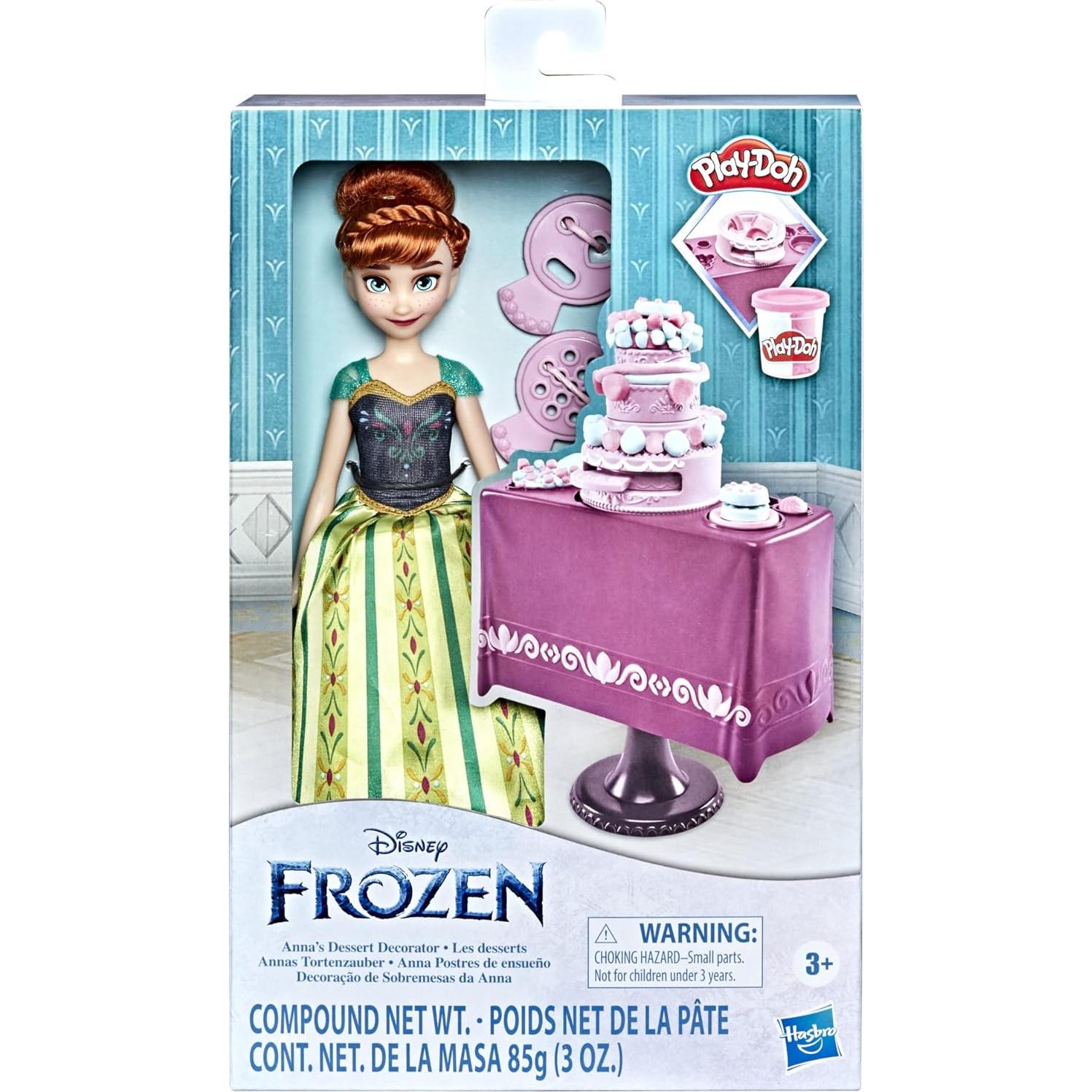 Decorador de Postres Play-Doh Anna Frozen con Muñeca Moda