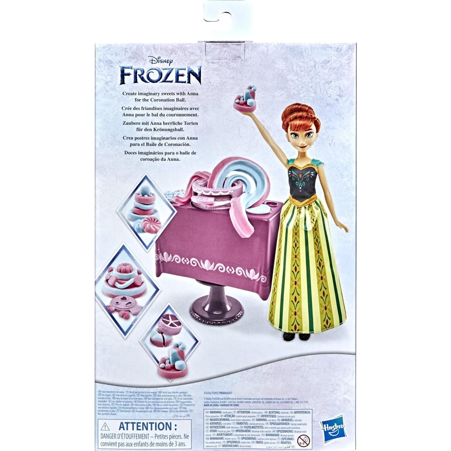 Decorador de Postres Play-Doh Anna Frozen con Muñeca Moda