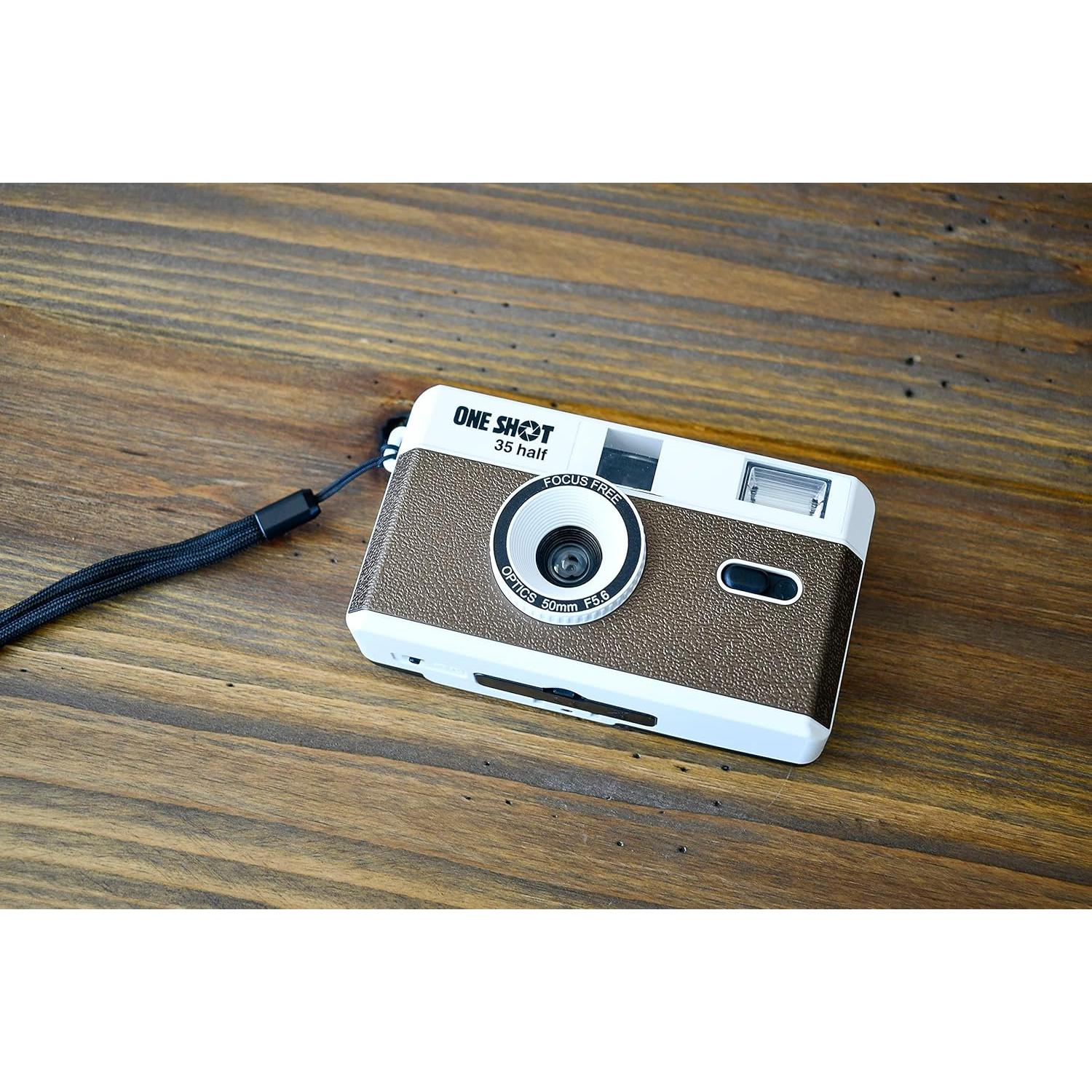 Cámara de película 1 Shot VF208H Marrón 35mm Reutilizable