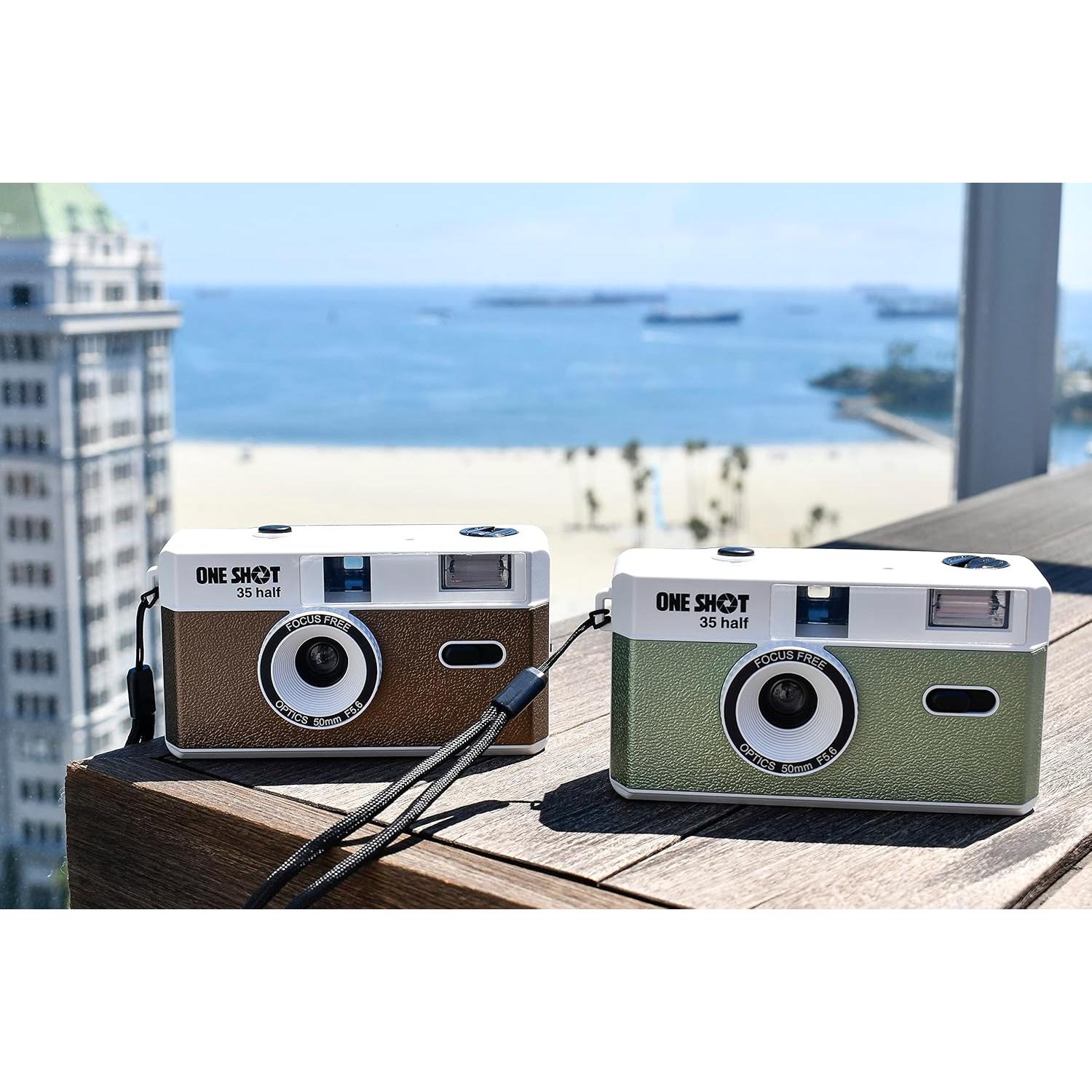 Cámara de película 1 Shot VF208H Marrón 35mm Reutilizable