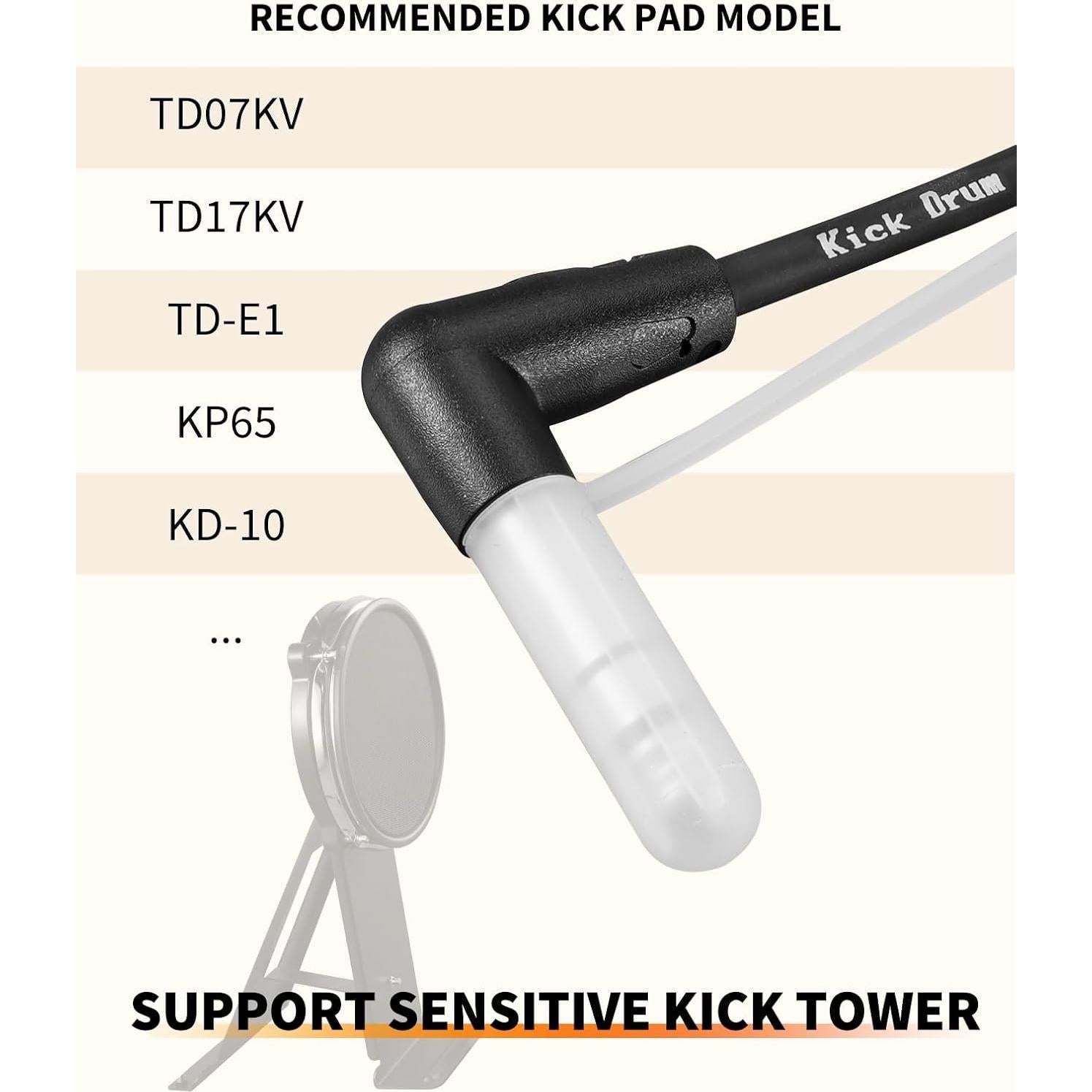 Batería Electrónica LEKATO CPD-1000 Portátil con 220 Sonidos