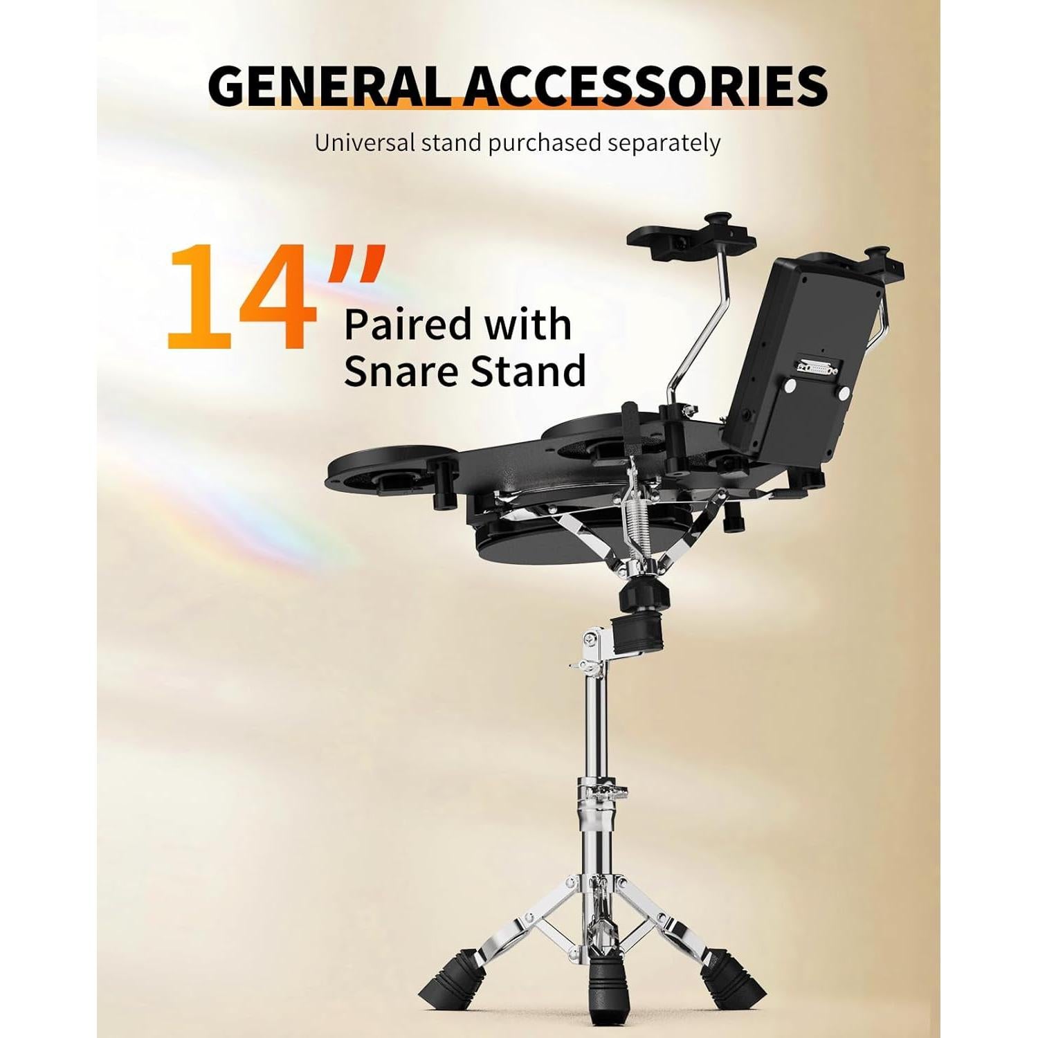 Batería Electrónica LEKATO CPD-1000 Portátil con 220 Sonidos