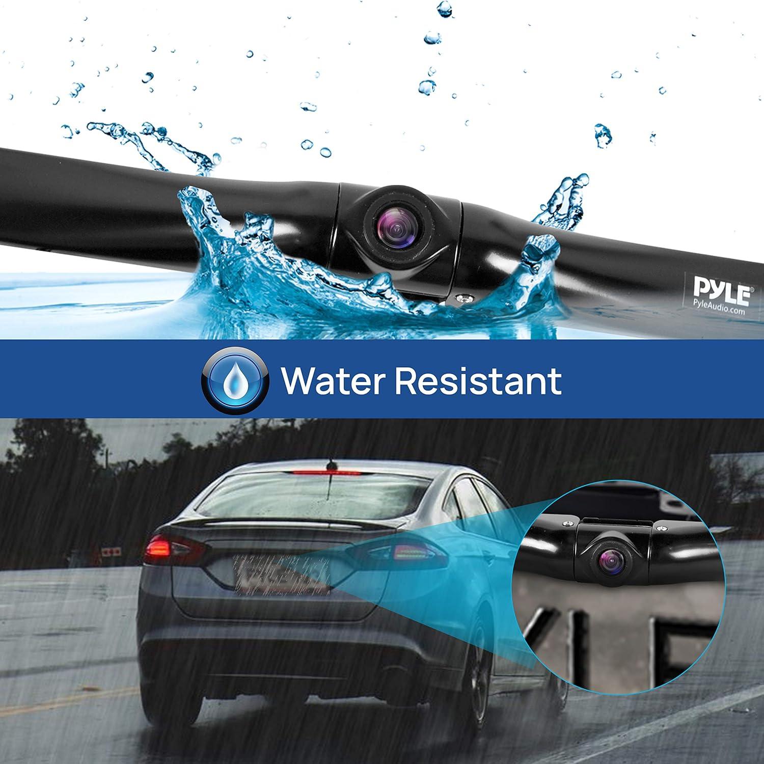 Kit Cámara y Monitor de Estacionamiento Pyle PLCM4550 4.3" LCD