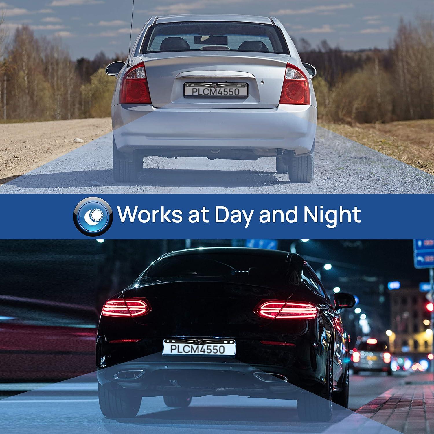 Kit Cámara y Monitor de Estacionamiento Pyle PLCM4550 4.3" LCD