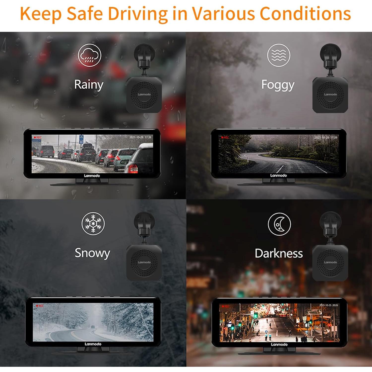 Cámara de Visión Nocturna LANMODO Vast M1 con Pantalla FHD 8"