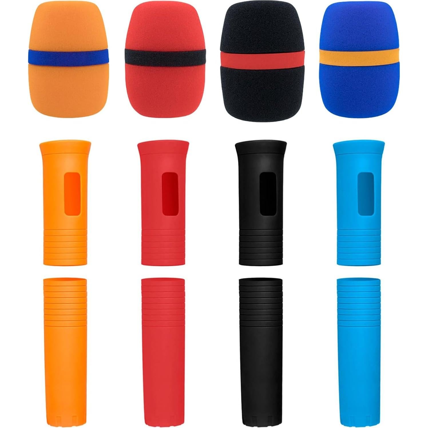 Juego de Fundas para Micrófonos Inalámbricos XUZHID - ABS y Esponjas