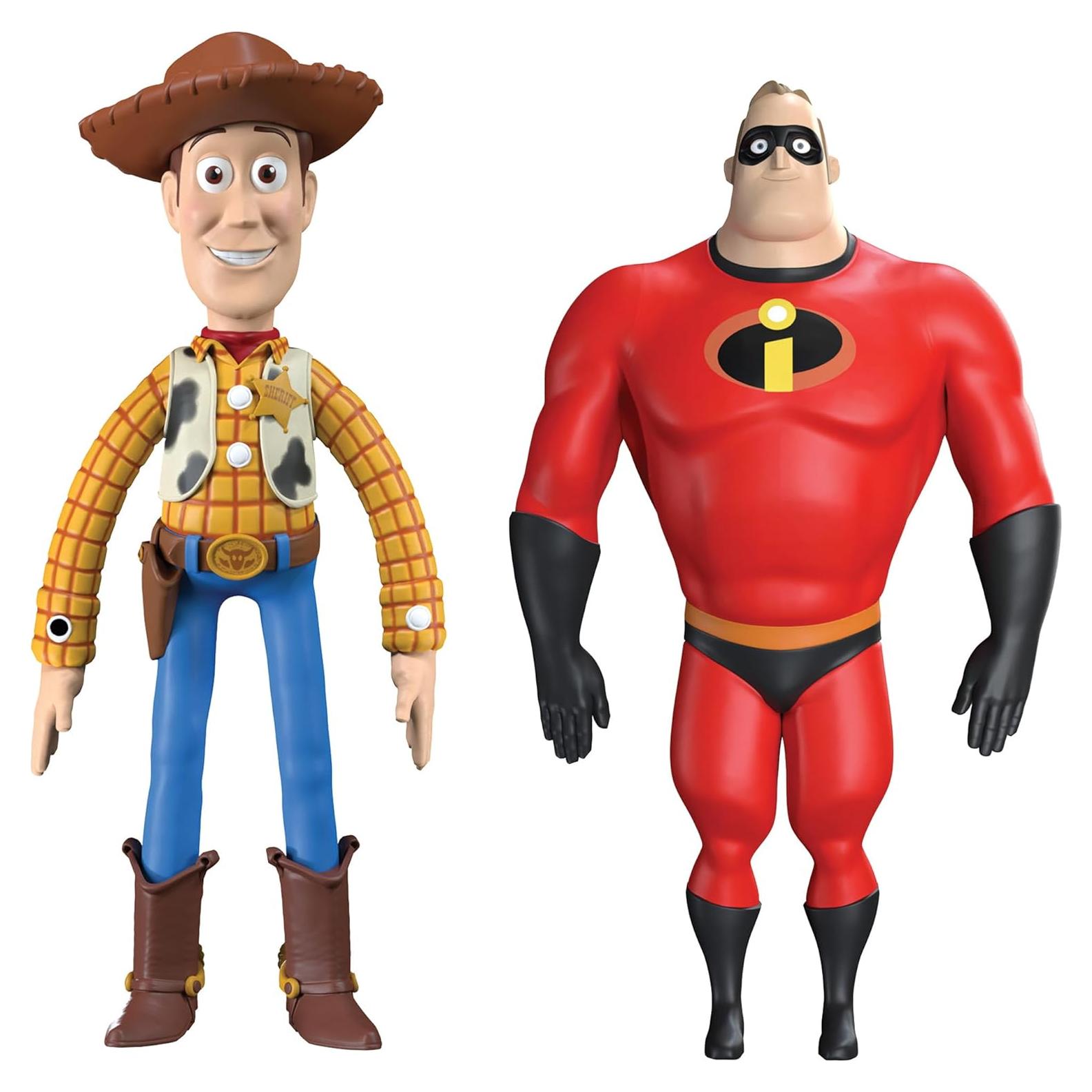 Figuras de Acción TCG Toys FleXfigs Woody y Mr. Increíble - 2 Piezas