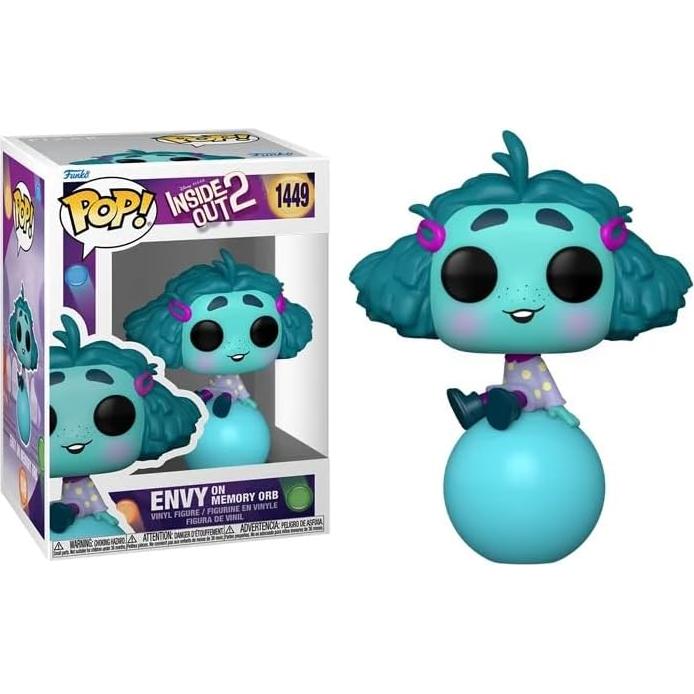 Figura de Vinilo Pop! Funko Inside Out 2 Envidia 9.5 cm