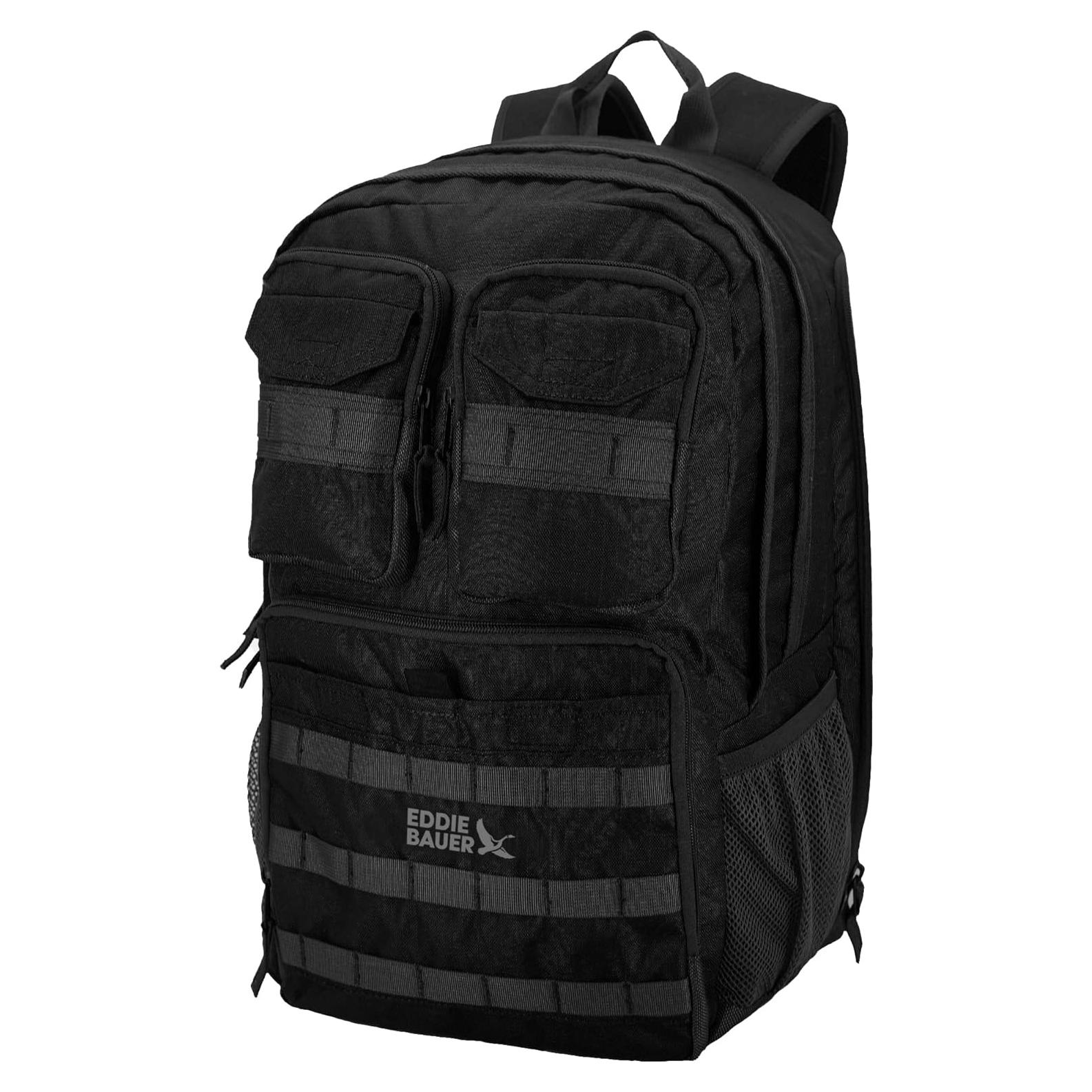Mochila Táctica Eddie Bauer 30L Resistente al Agua Negro