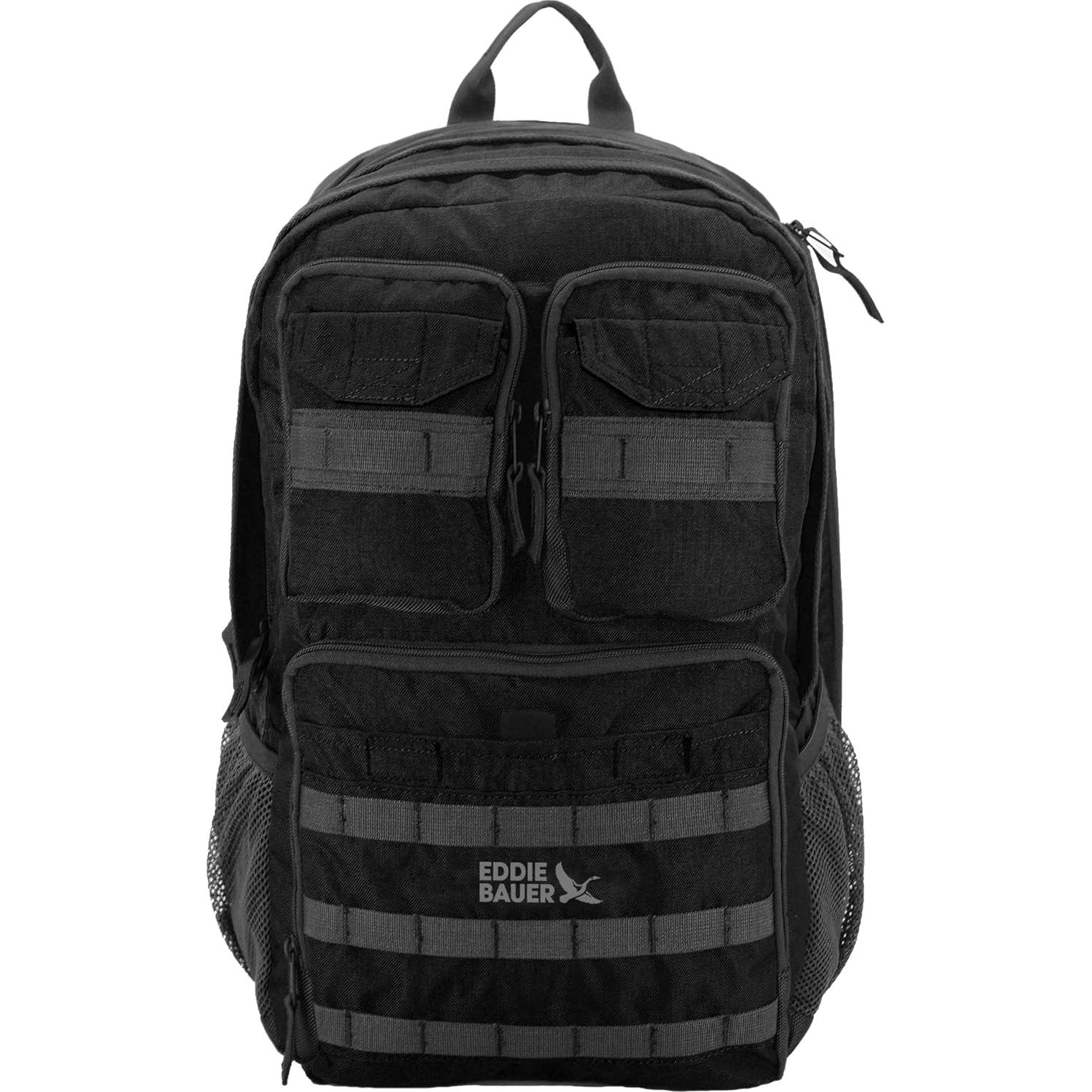 Mochila Táctica Eddie Bauer 30L Resistente al Agua Negro
