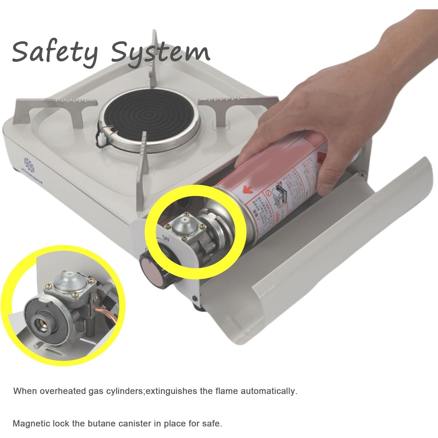 Estufa de Camping Portátil HTH HTHomeprod Butano 1.99 kg