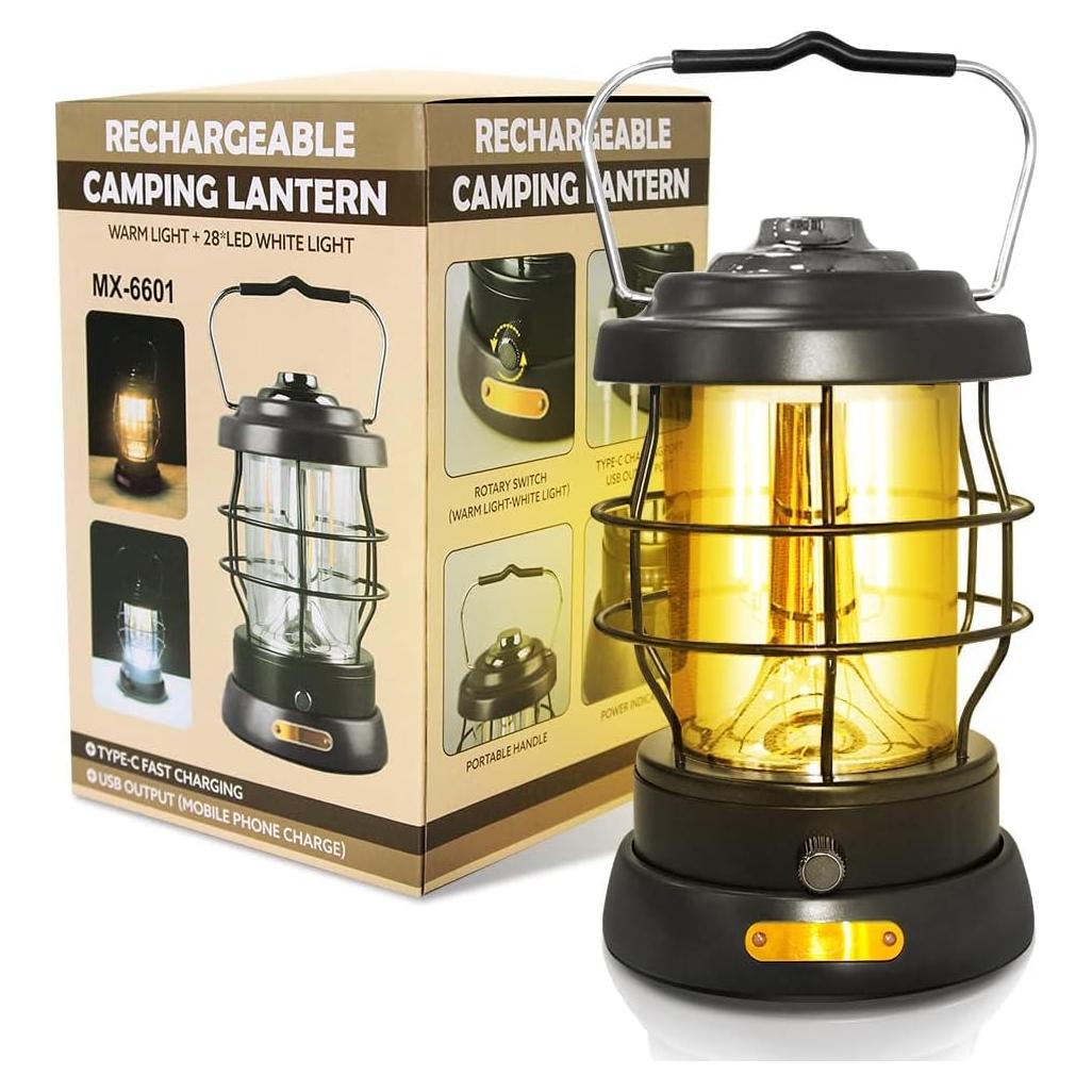 Linterna de Camping UniqueFire Recargable 1500LM 2 Modos