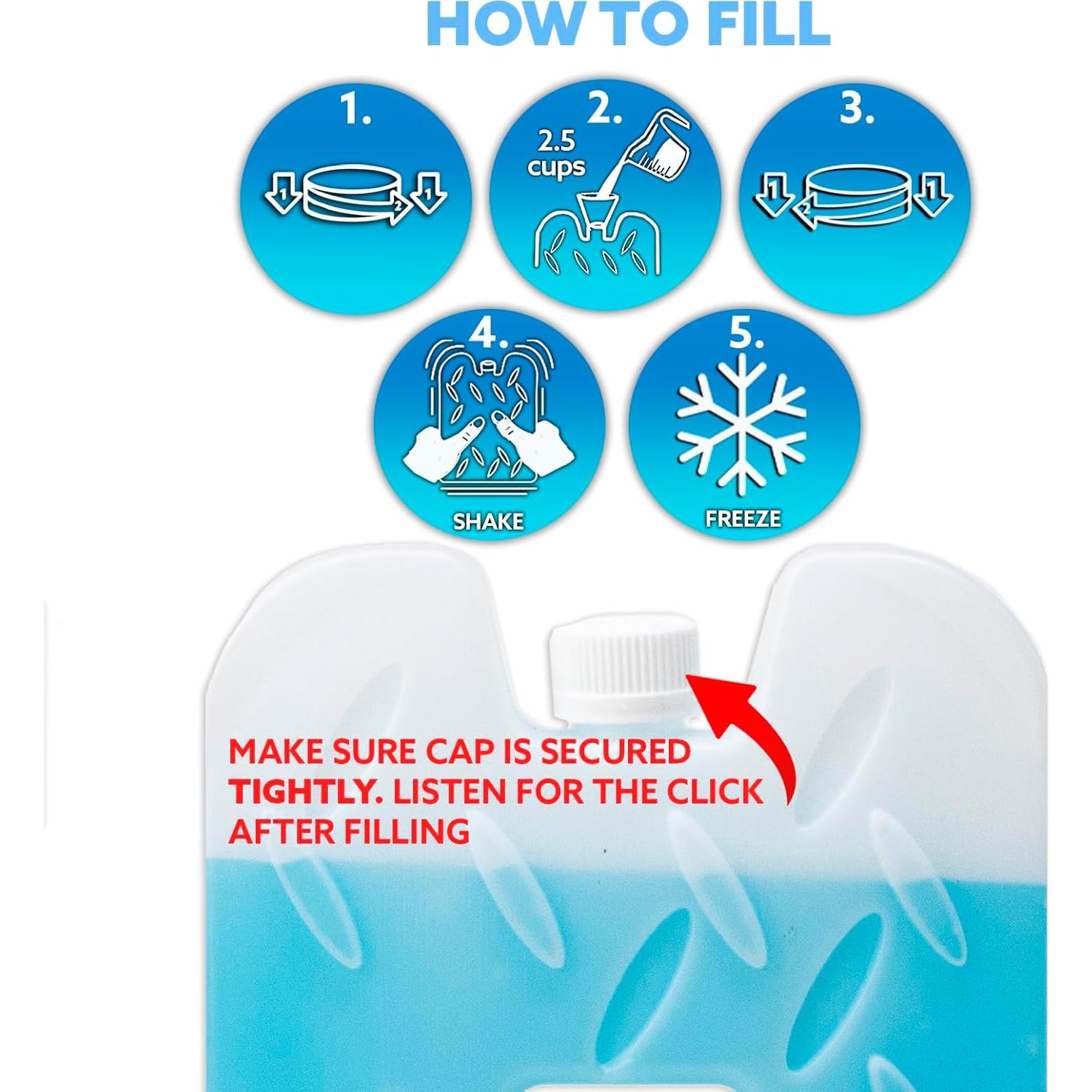 Paquete de Hielo Reutilizable Kona Azul - 2 Unidades 0.91 kg