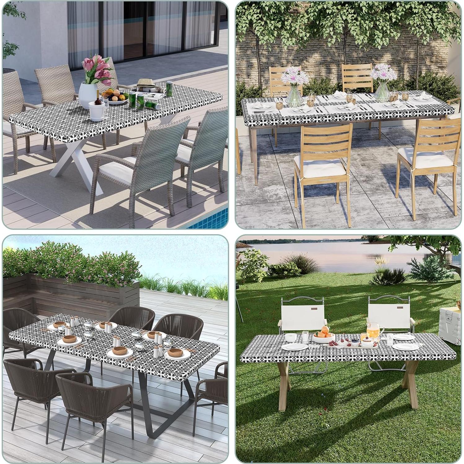 Mantel de Picnic Rectangular Misaya 61x122 cm Impermeable