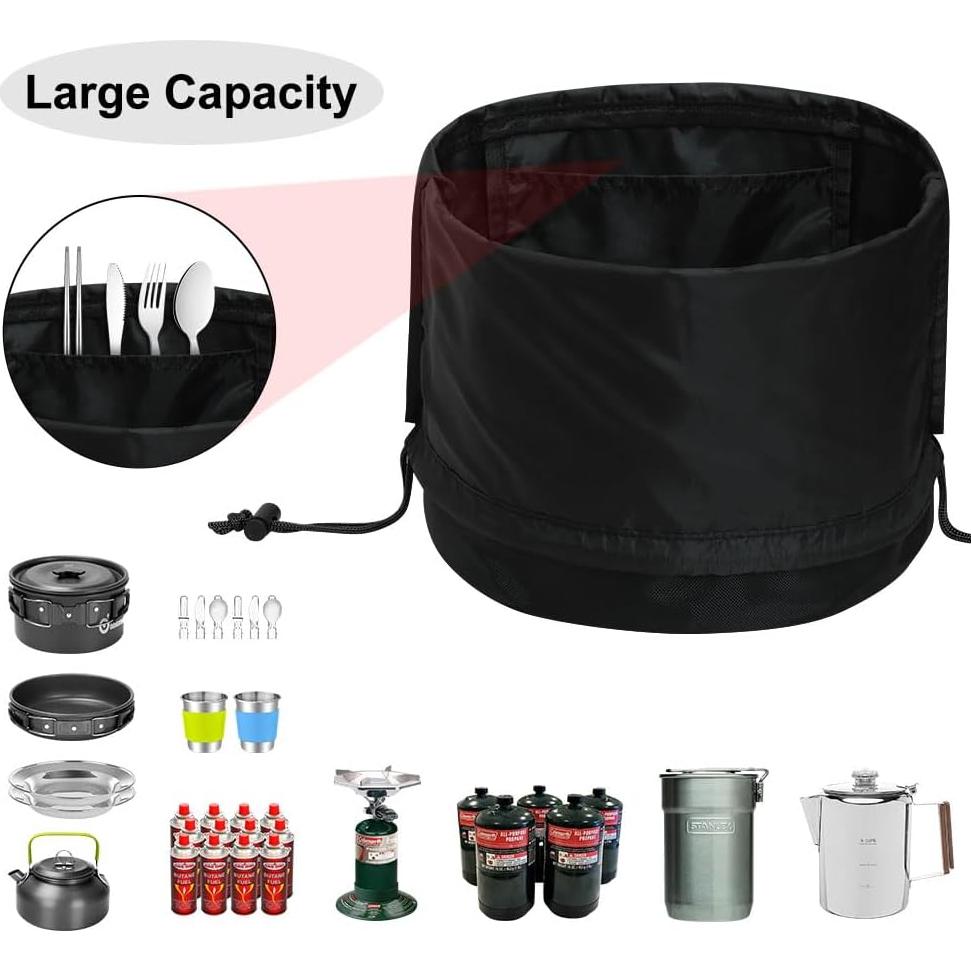 Bolsa de Almacenamiento para Utensilios de Cocina Camping Yorkenbe 45L