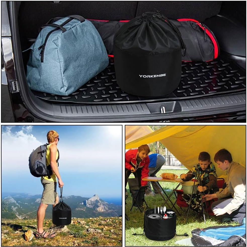 Bolsa de Almacenamiento para Utensilios de Cocina Camping Yorkenbe 45L