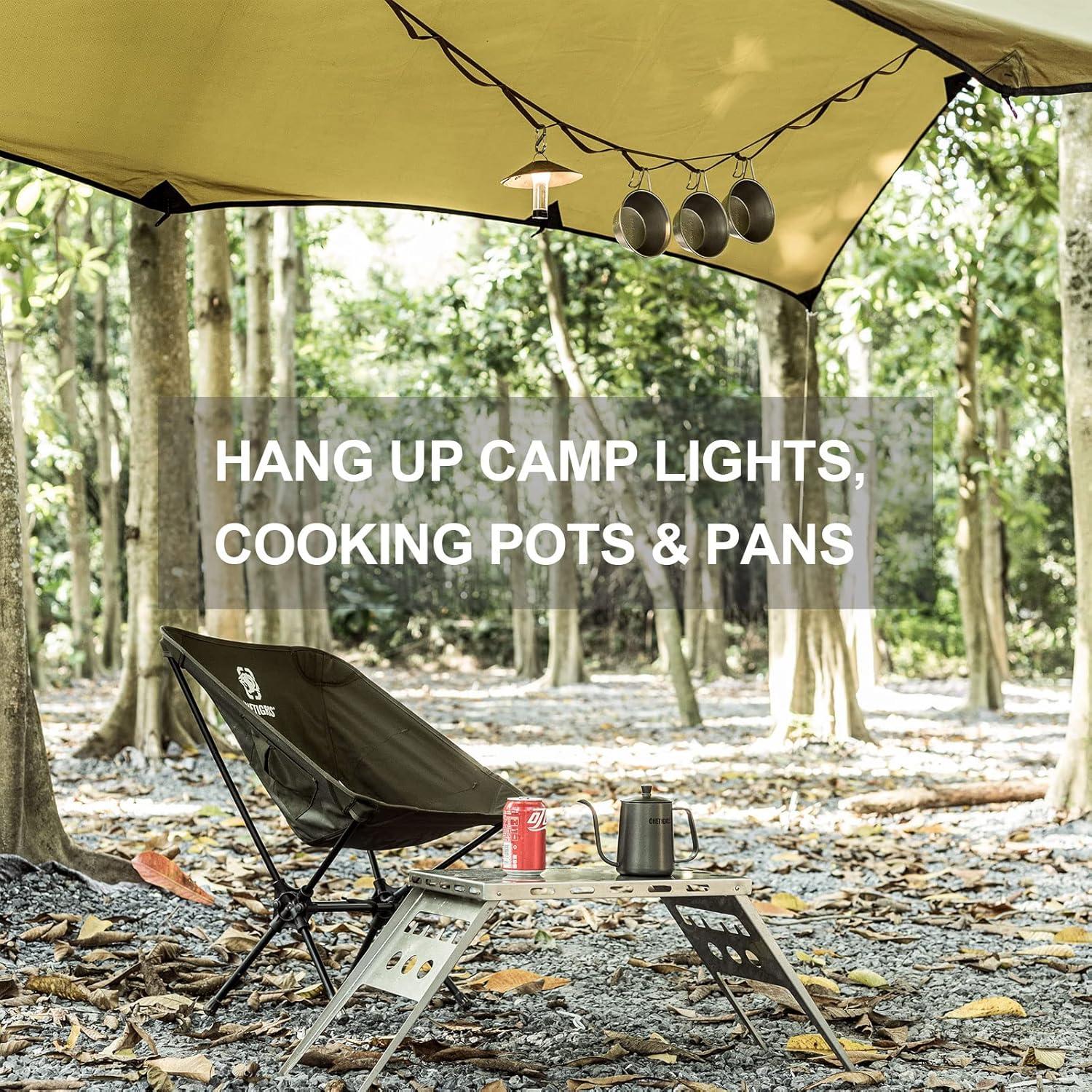 Cuerda de Camping OneTigris 3m con 19 Bucles Resistente