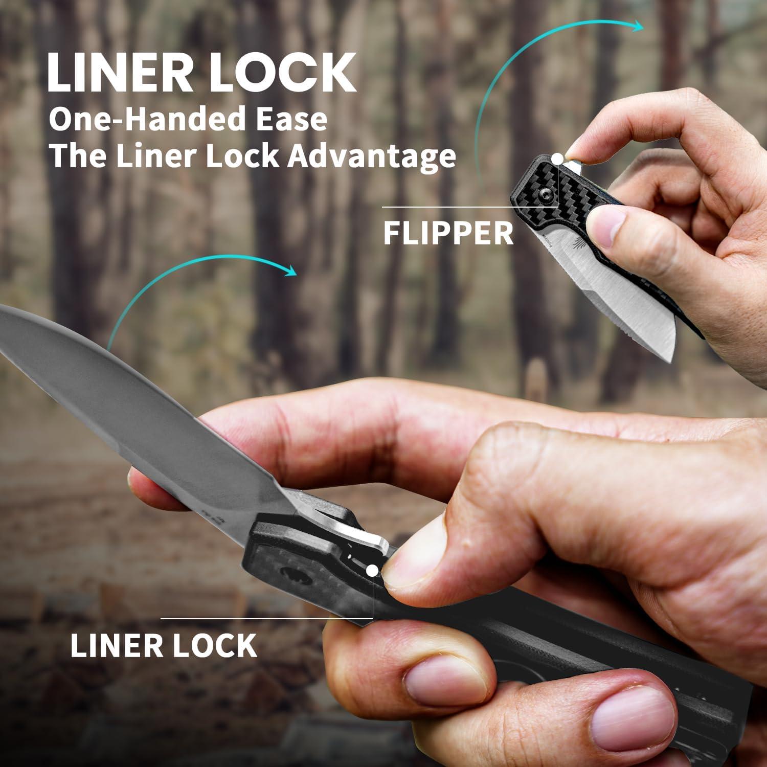 Cuchillo Plegable Kizer Nice Guy 7.21 cm 154CM Mango G10