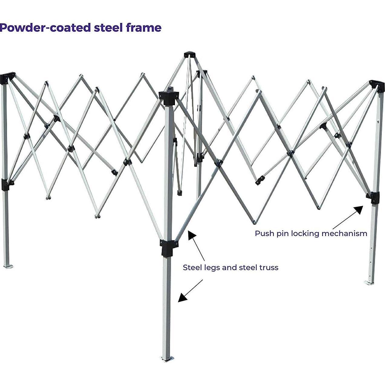 Carpa de Canopy Plegable Impact Canopy 3x3m Color Caqui