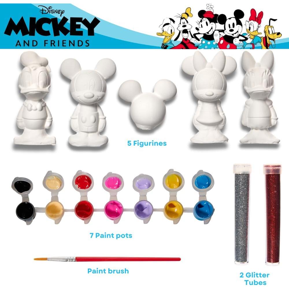 Set de Manualidades Disney Mickey y Amigos - Pintura Acrílica