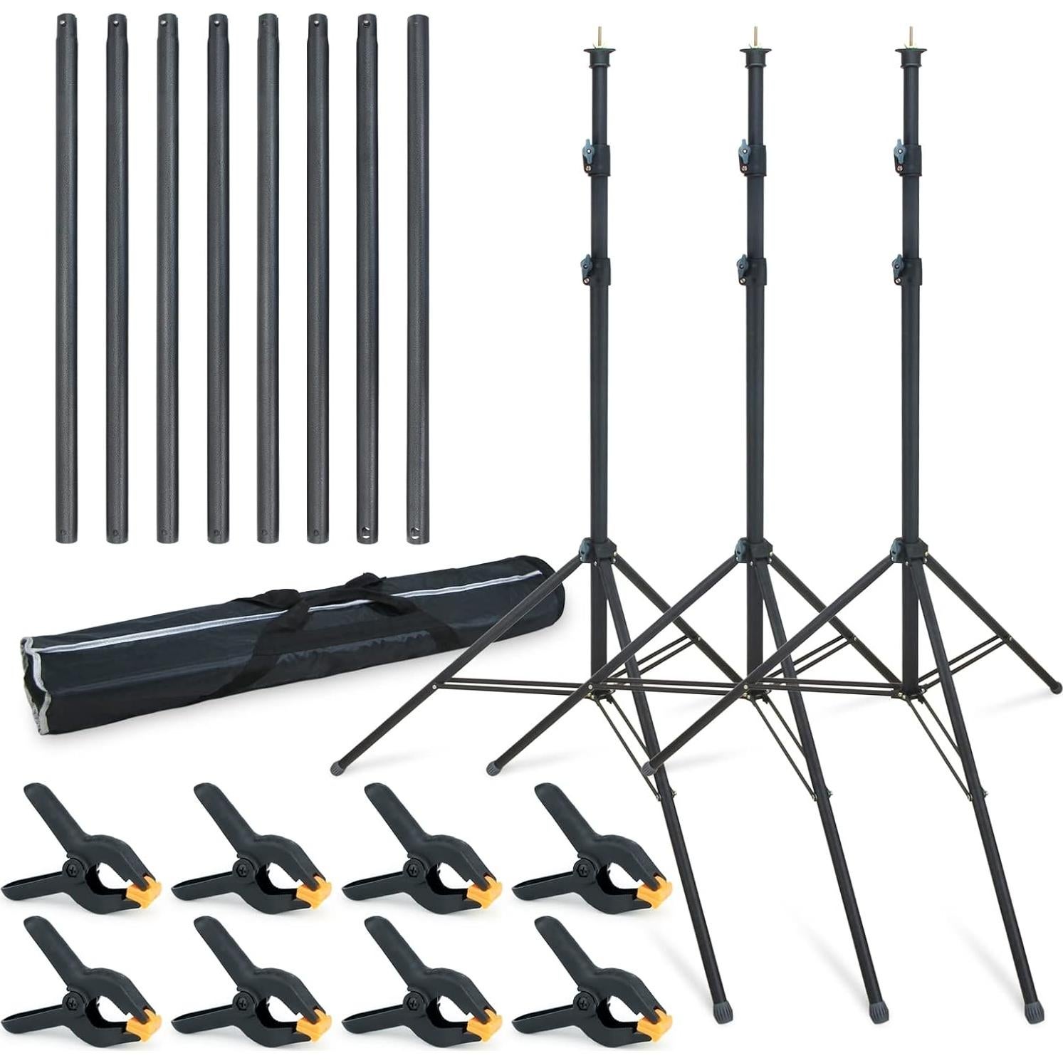 Soporte de fondo LINCO 2.74x6.1m ajustable para fotografía