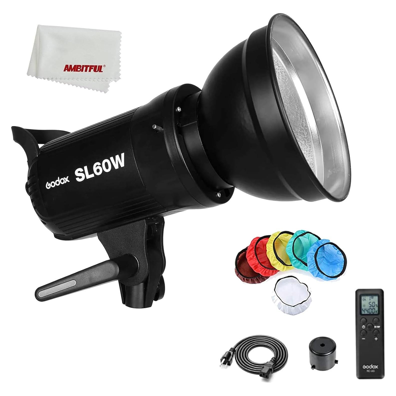 Luz de Video LED Godox SL-60W 60W 5600K Montaje Bowens