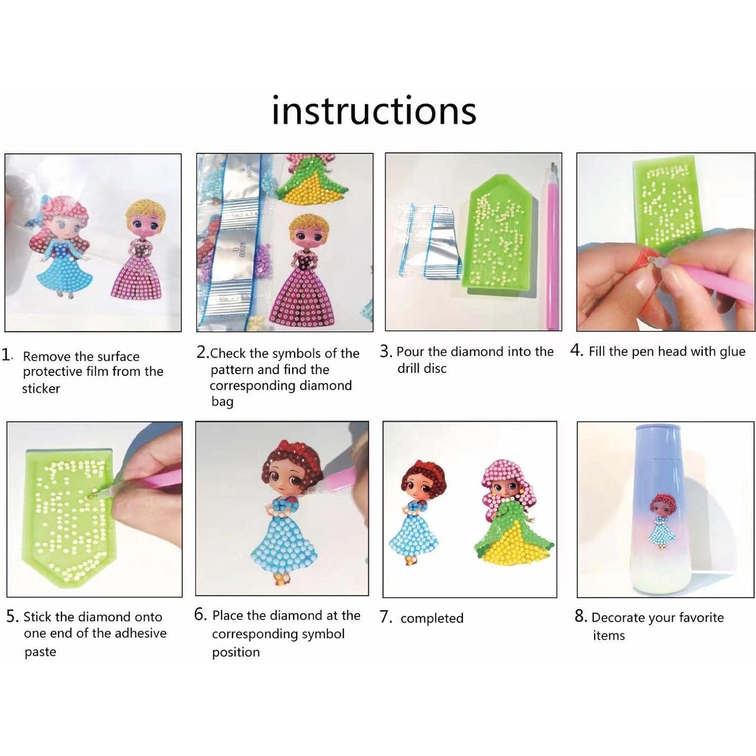 Kits de Pintura de Diamante FONYANE para Niños 4-12 Años