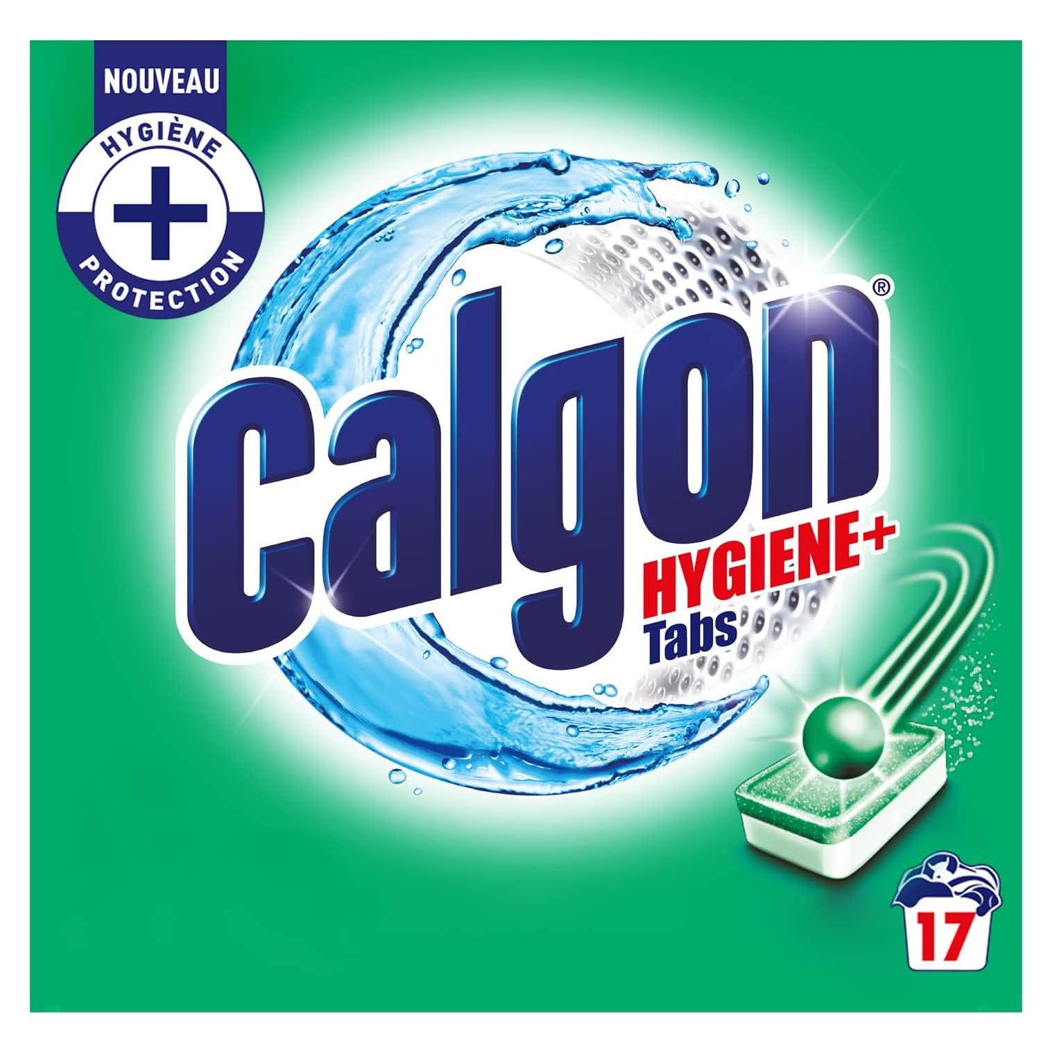 Calgon Anti-Limescale Tablets Washing Machine Hygiene Plus – 17 Tablets