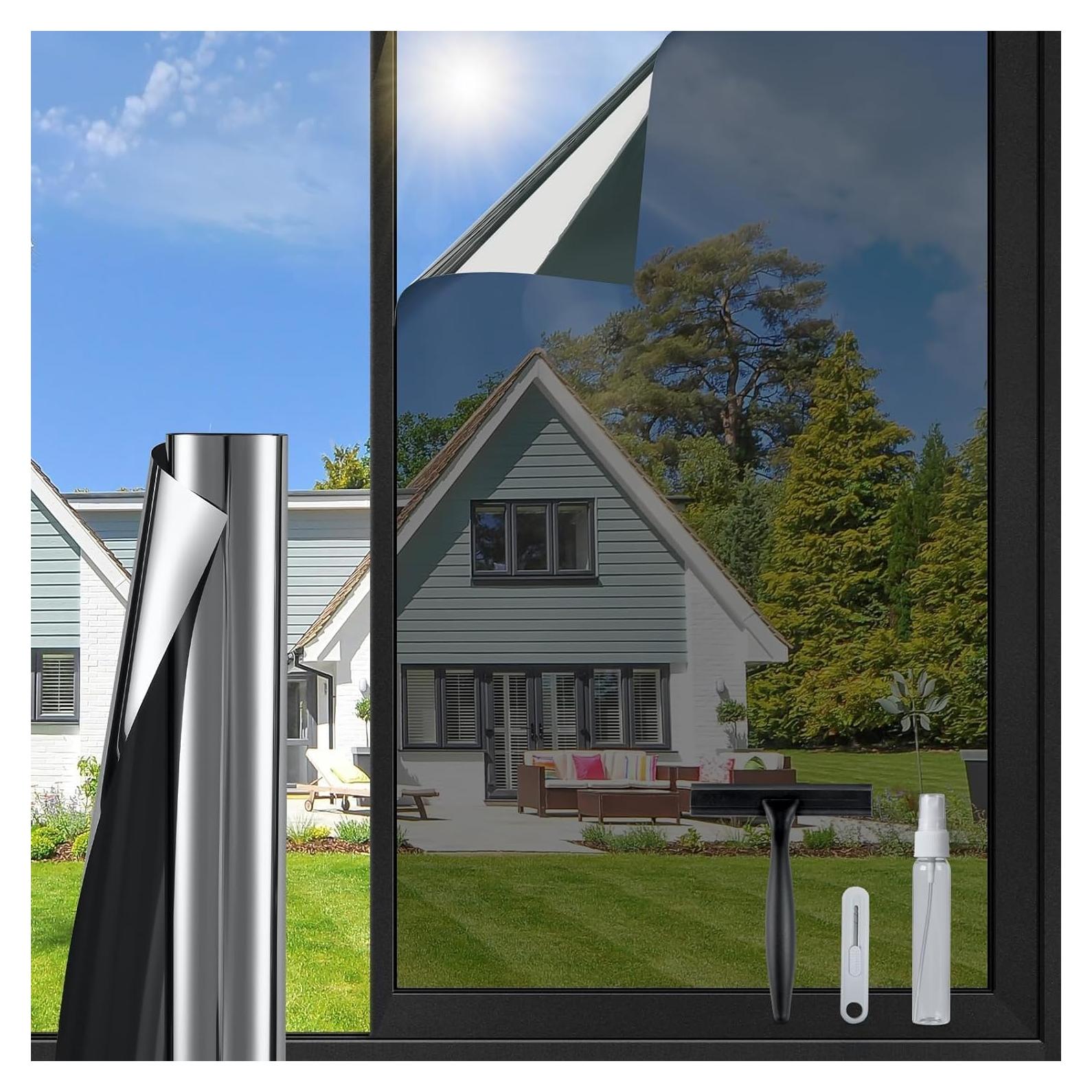 Película de Privacidad DOWELL 44.5x200cm Anti UV Reflectante