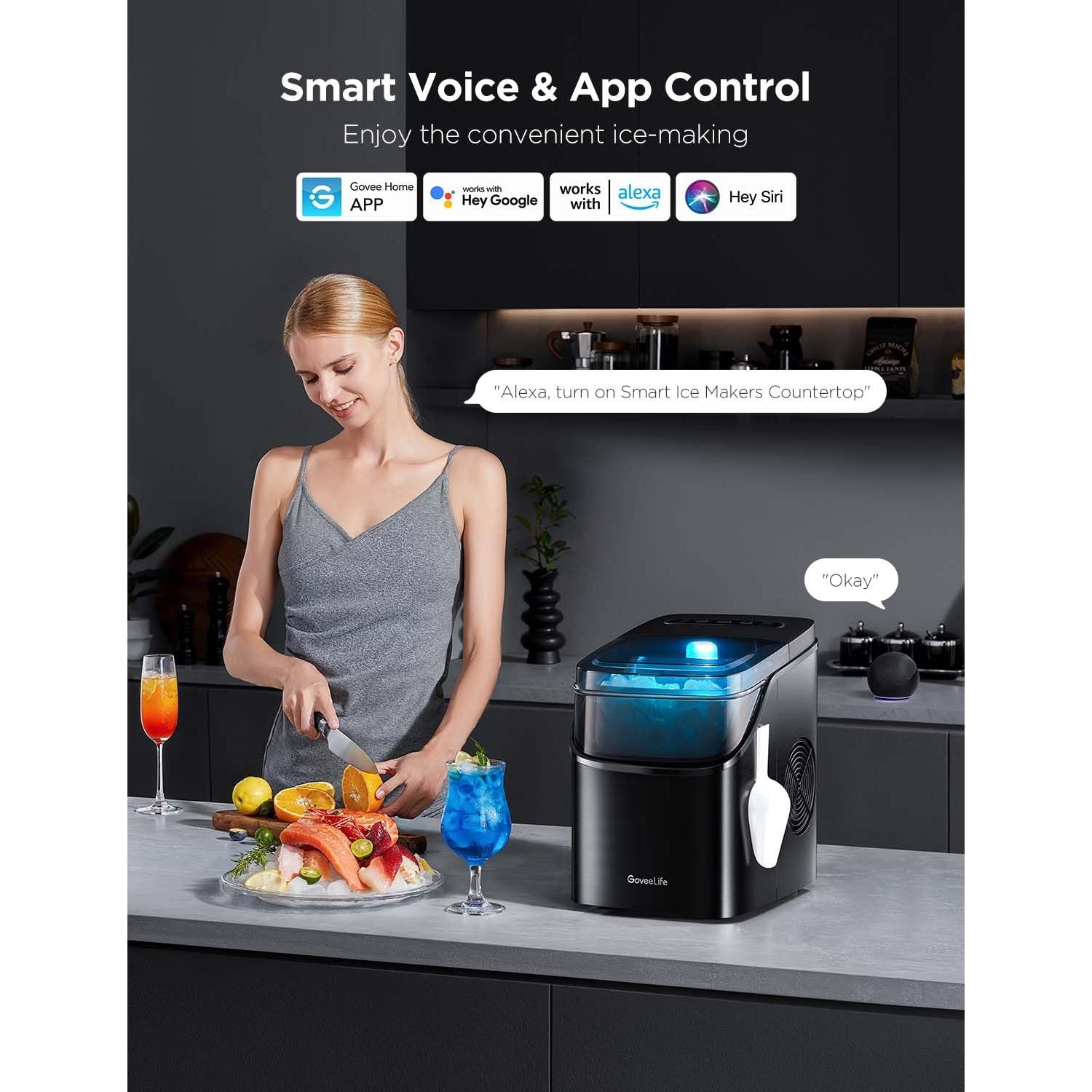 Máquina de Hielo GoveeLife Portátil 9 Cubos 11,79 kg/24h