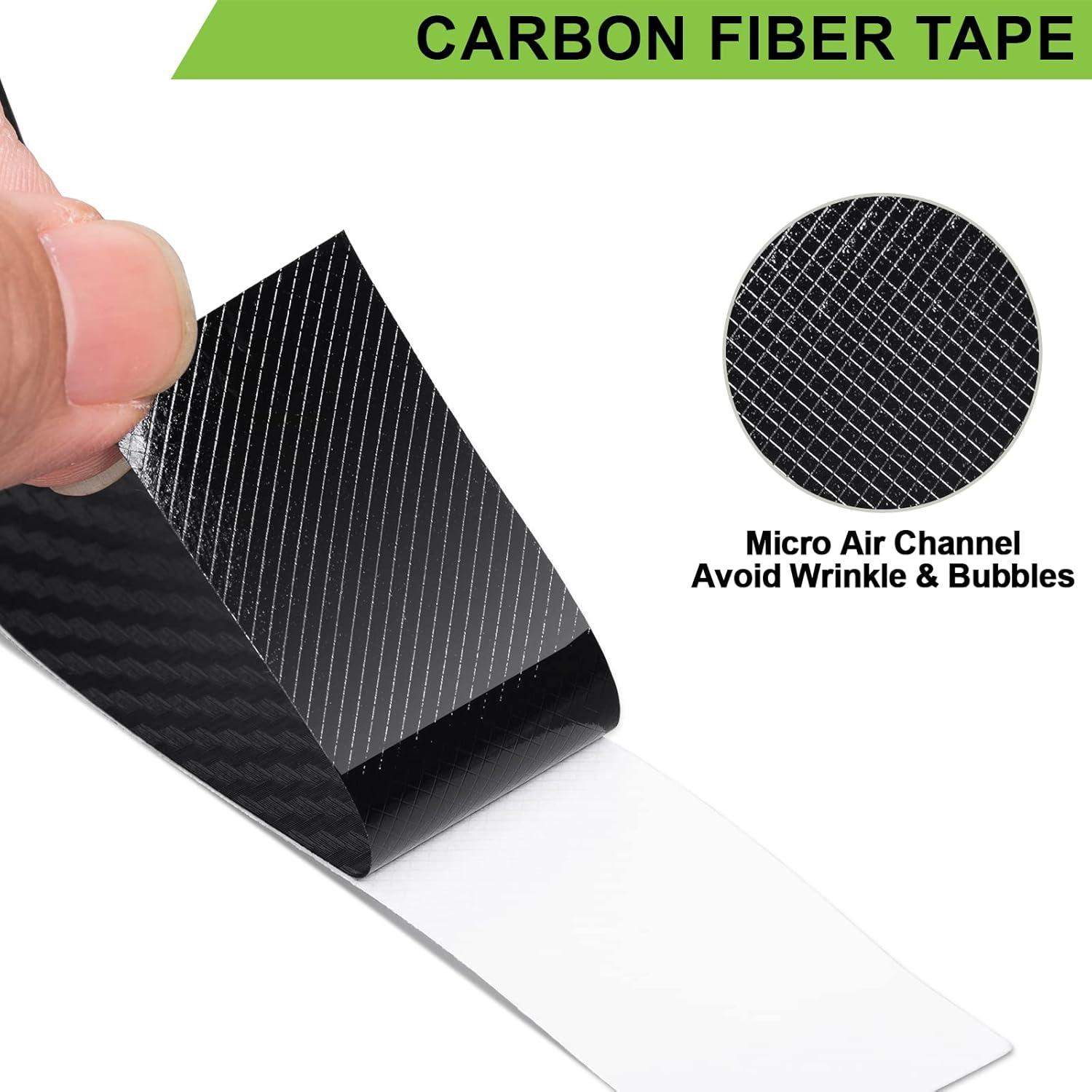 Cinta de fibra de carbono Spurtar 2.5 cm x 6 m para autos