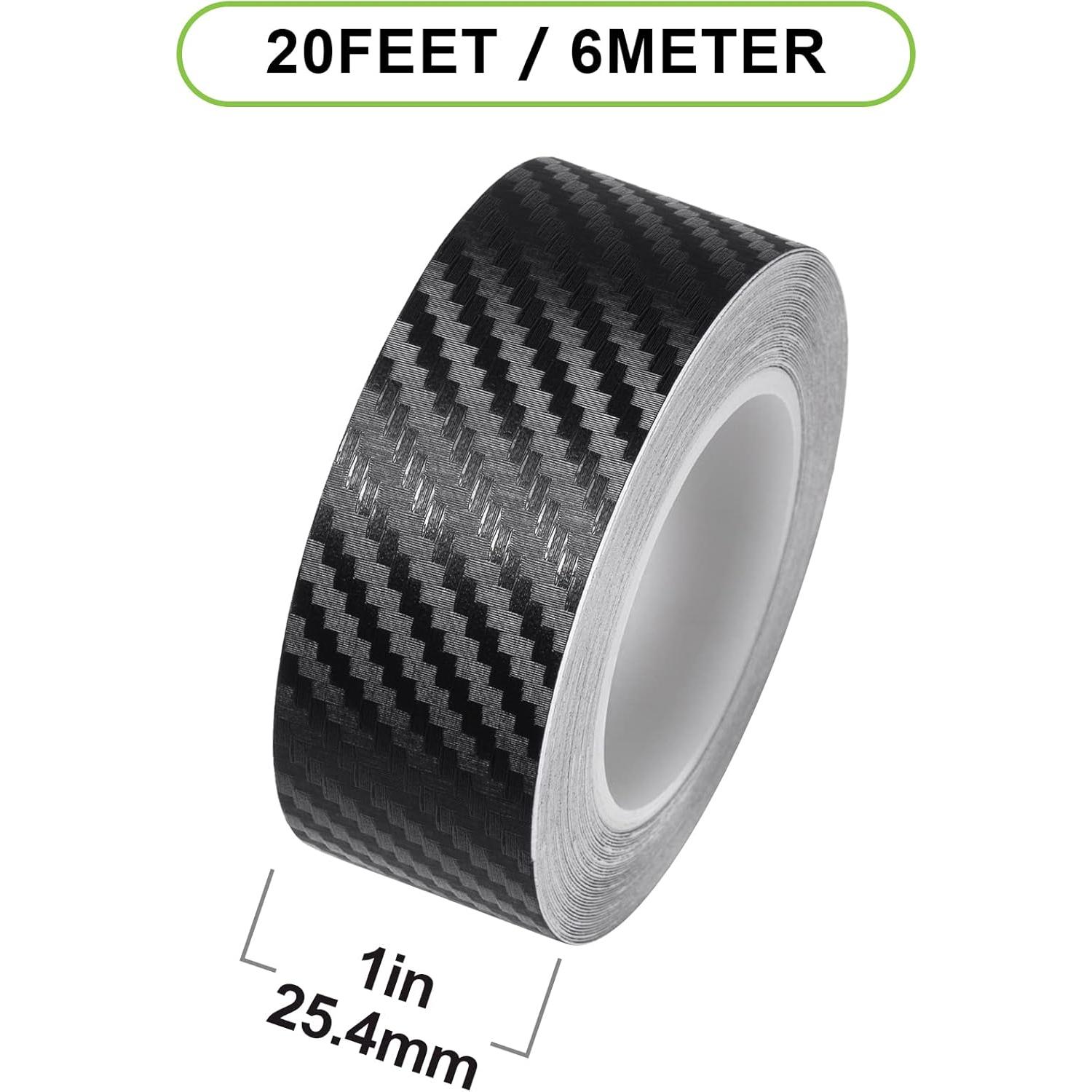 Cinta de fibra de carbono Spurtar 2.5 cm x 6 m para autos
