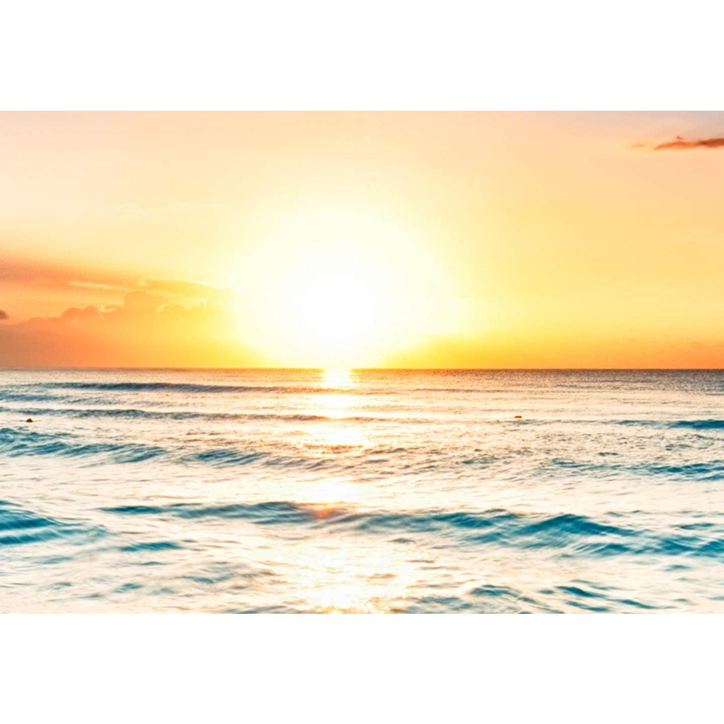 Lienzo Acústico Artgeist 3 Piezas 90x60 cm Playa Atardecer