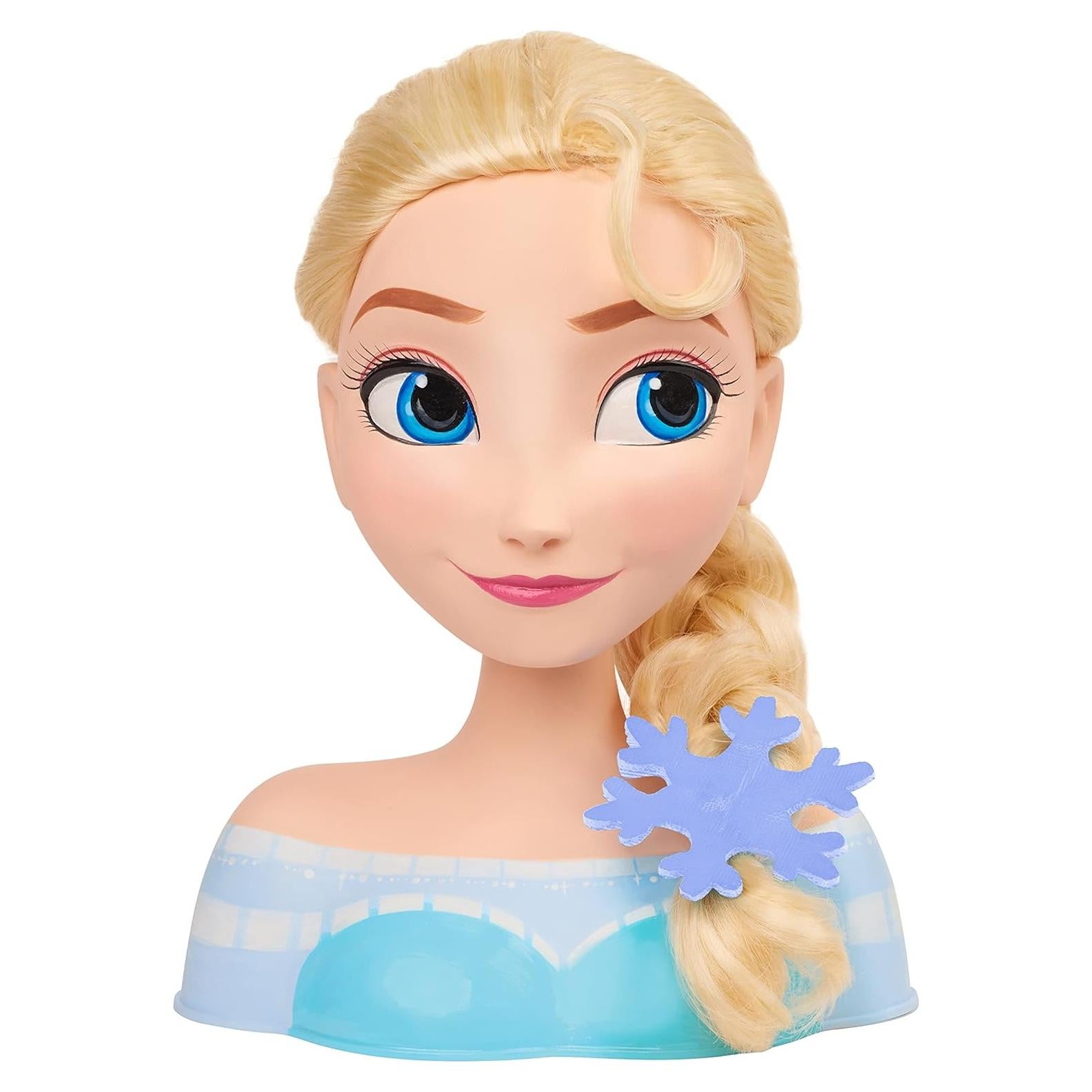 Cabeza de Estilo Elsa Disney Frozen con 13 Accesorios Just Play