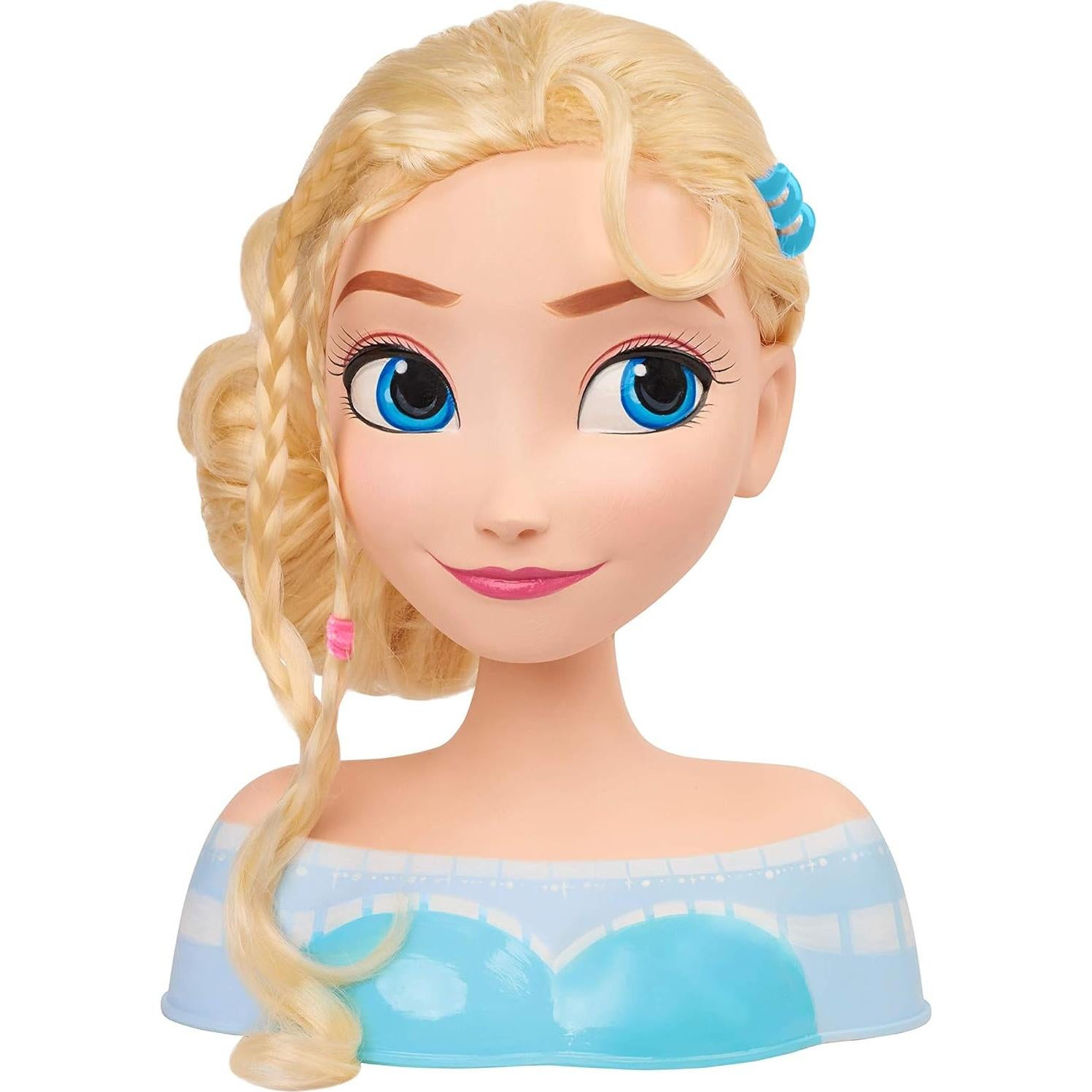 Cabeza de Estilo Elsa Disney Frozen con 13 Accesorios Just Play