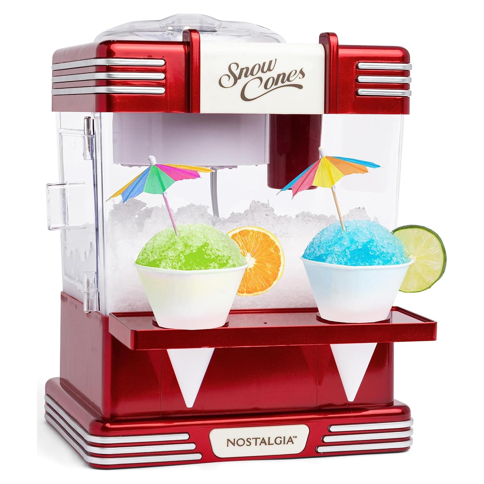 Máquina de Hielo Raspado Nostalgia RSM602 - Rojo Retro