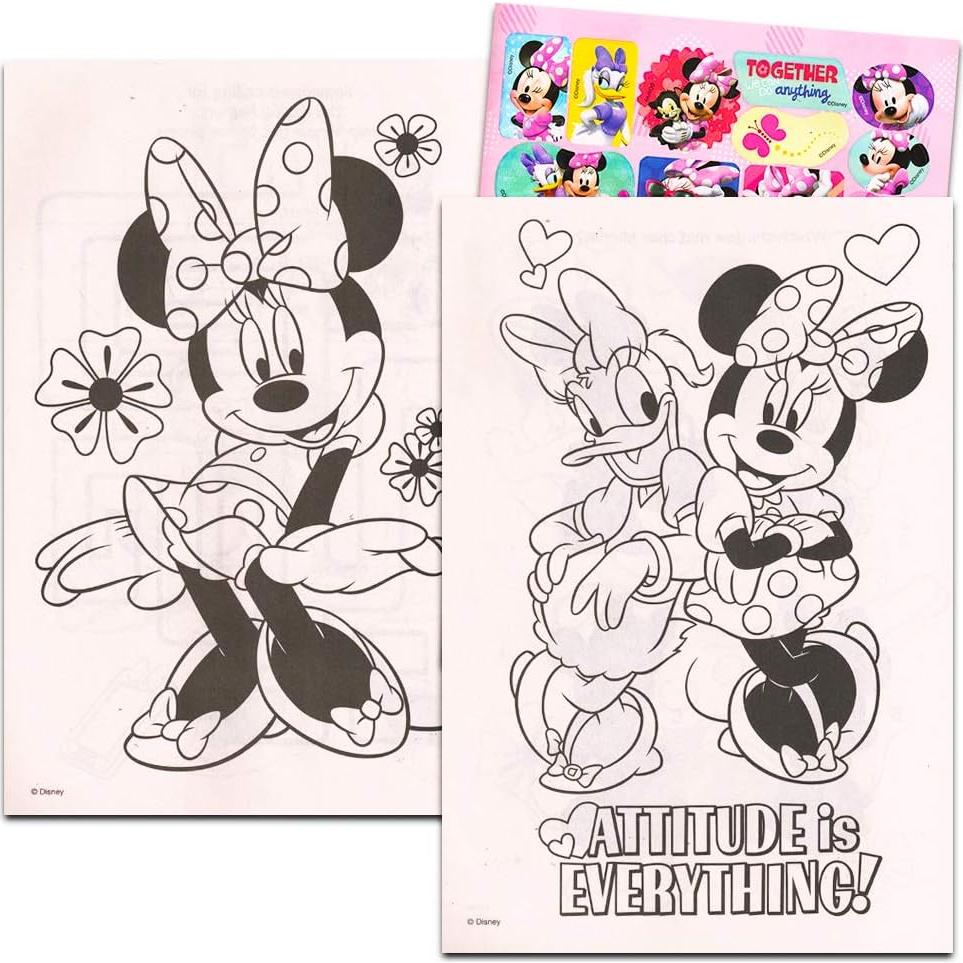 Libro para Colorear Disney Minnie Mouse 96 Páginas 21.6x29.2cm