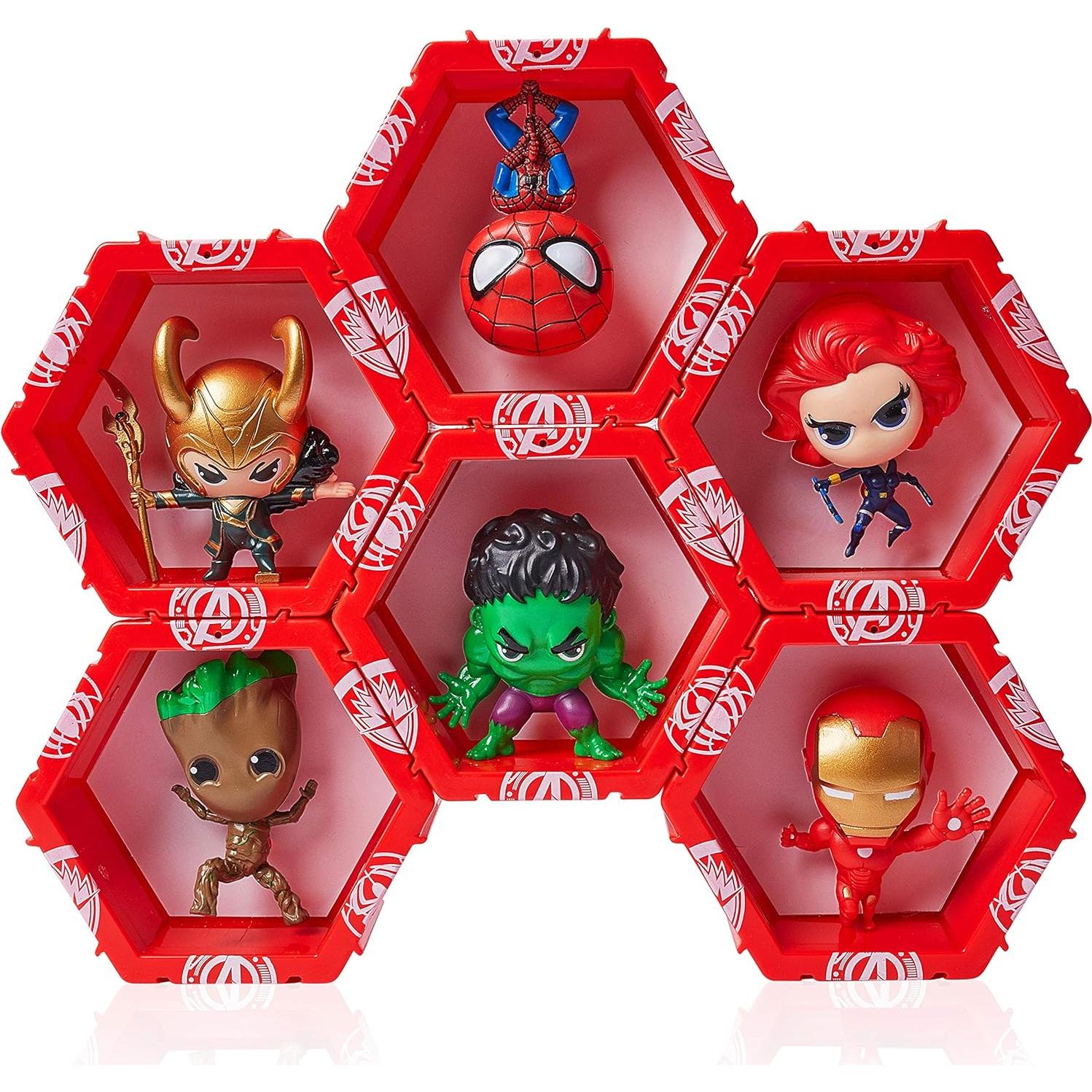 Figura Bobble-Head Iluminada Spiderman WOW! PODS Marvel