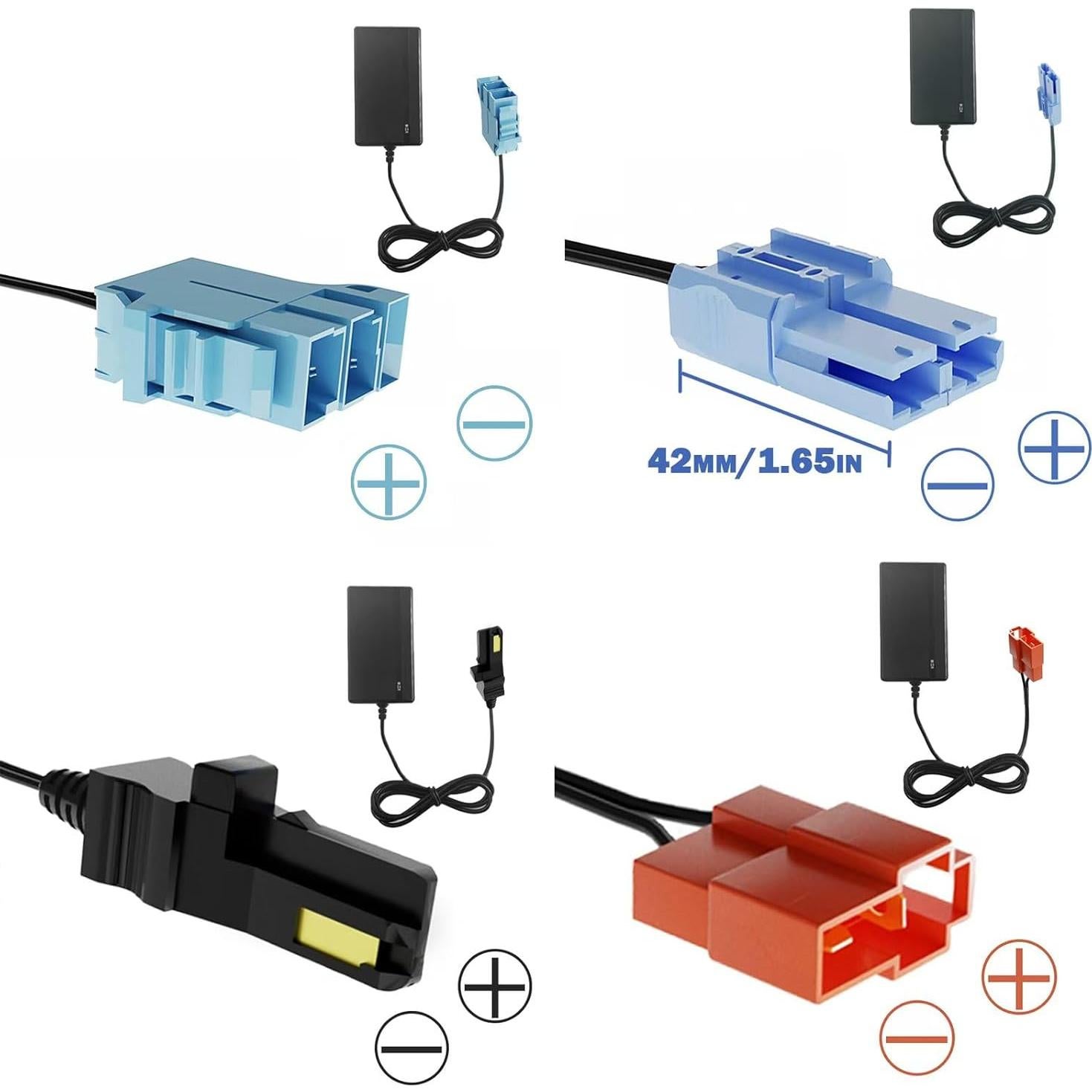 Cargador Universal 12V/24V JRRXM para Juguetes Eléctricos