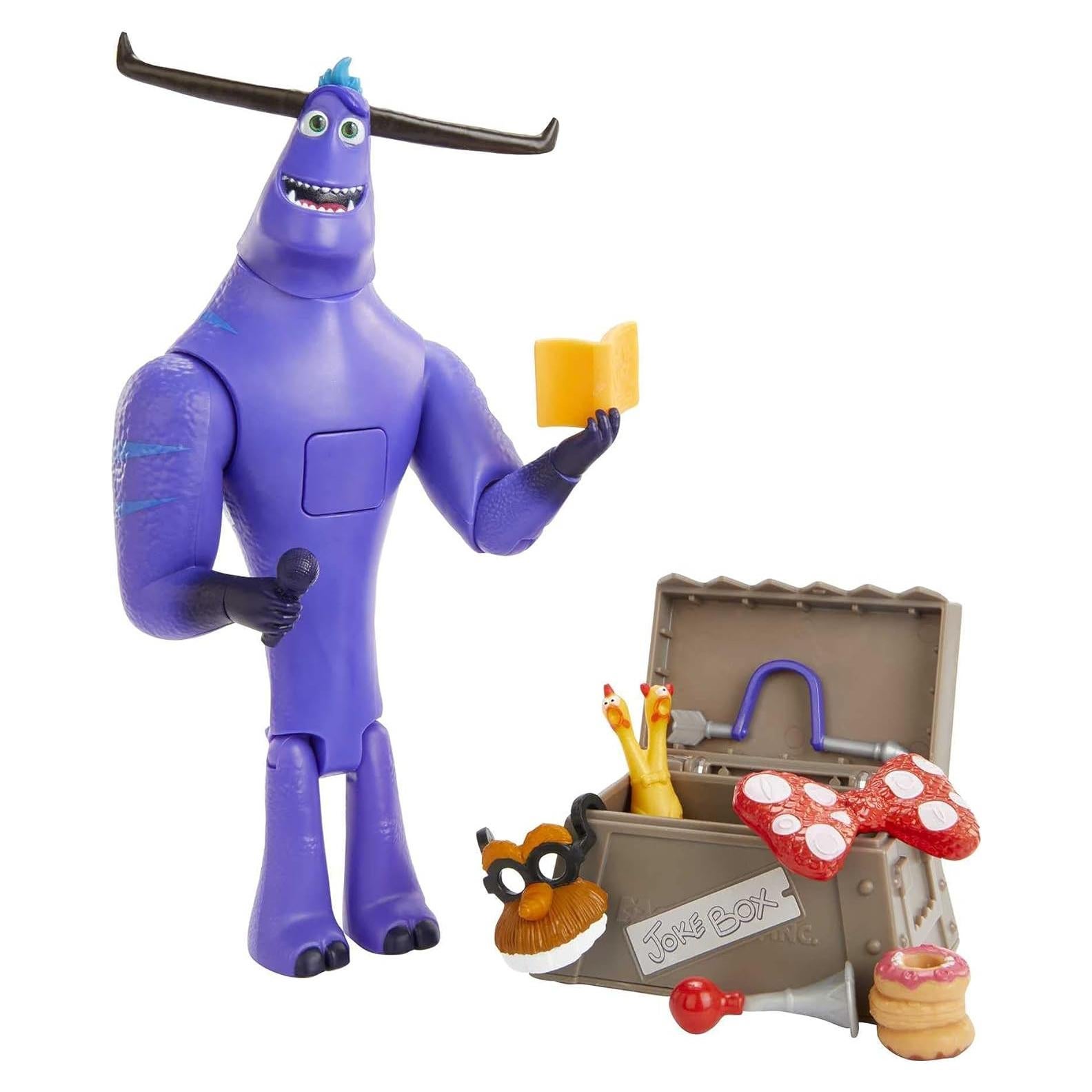 Figura de Tylor Tuskmon de Disney Pixar 20 cm con micrófono