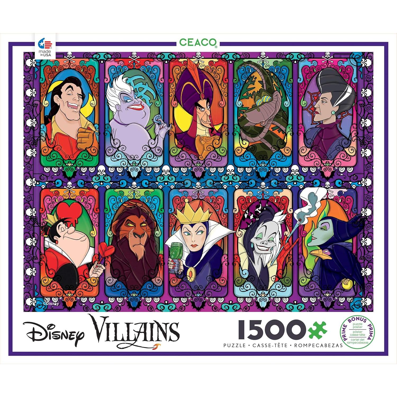 Rompecabezas 1500 Piezas Ceaco Disney Villanos 81x61 cm