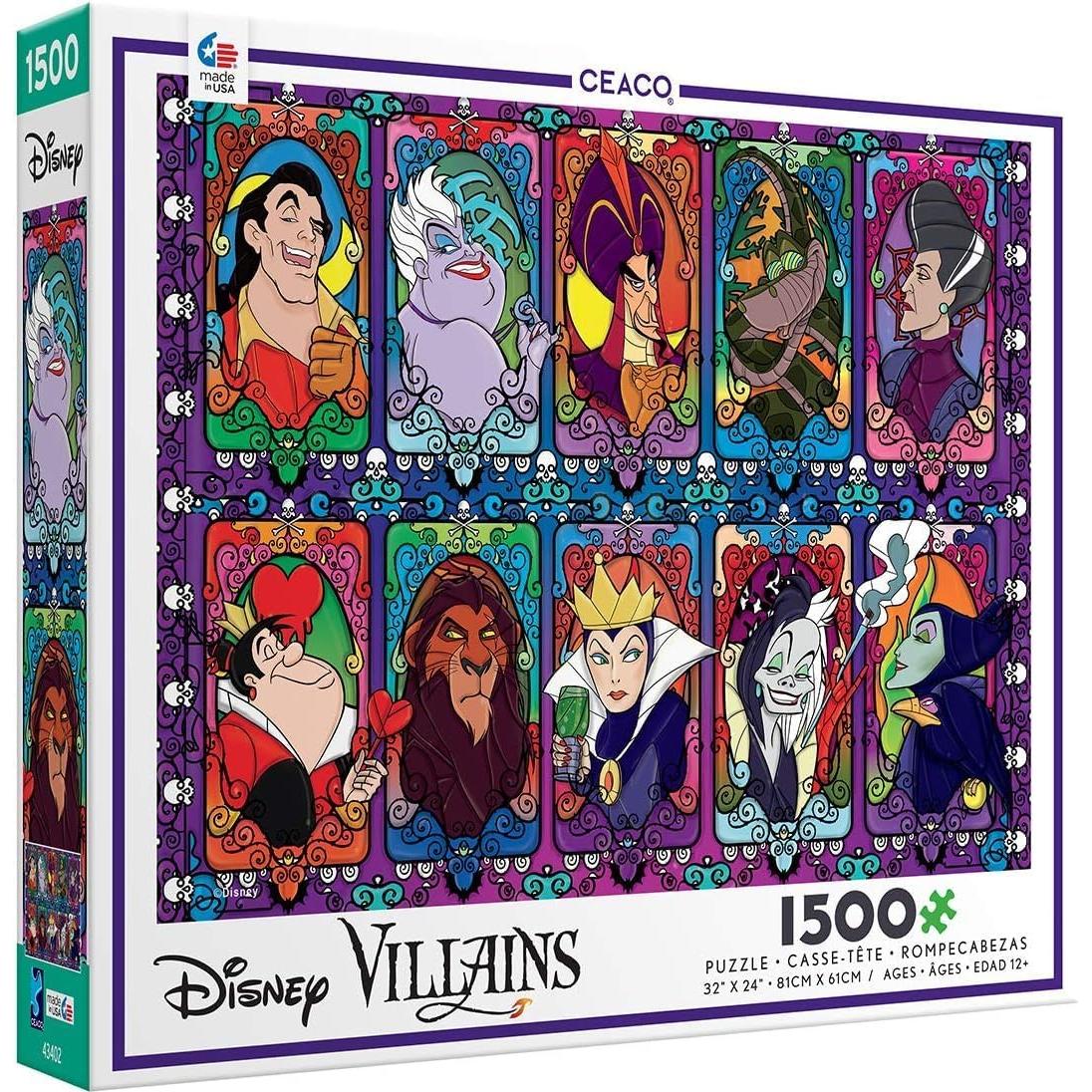 Rompecabezas 1500 Piezas Ceaco Disney Villanos 81x61 cm