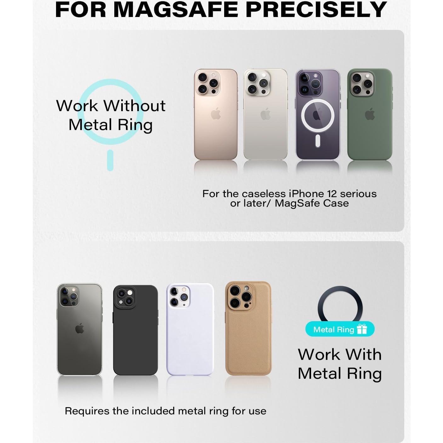 Cargador Soporte Taza APPS2Car QI2 15W Ajustable para iPhone