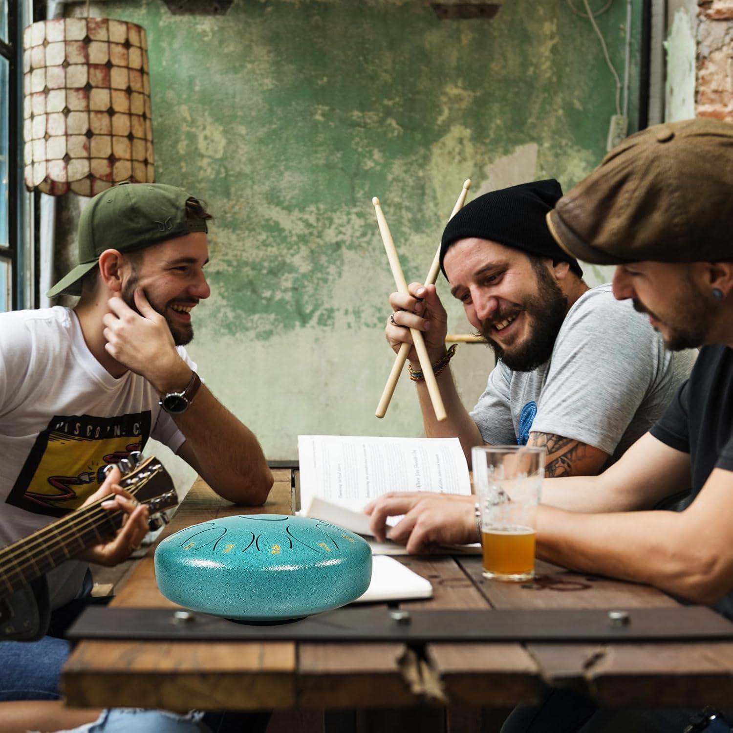 Tambor de Lengua de Acero 17 cm 13 Notas REGIS Musical